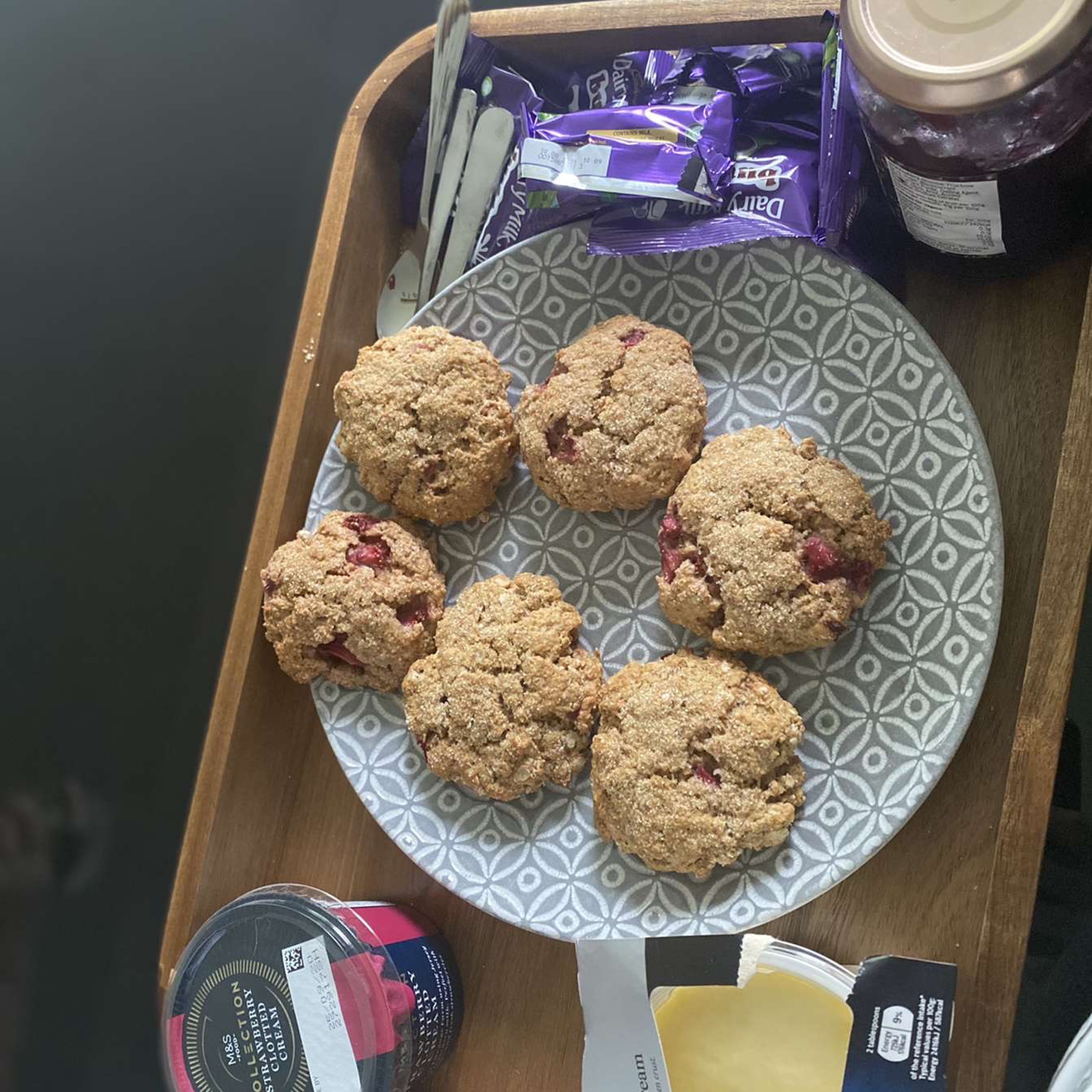 Strawberry scones