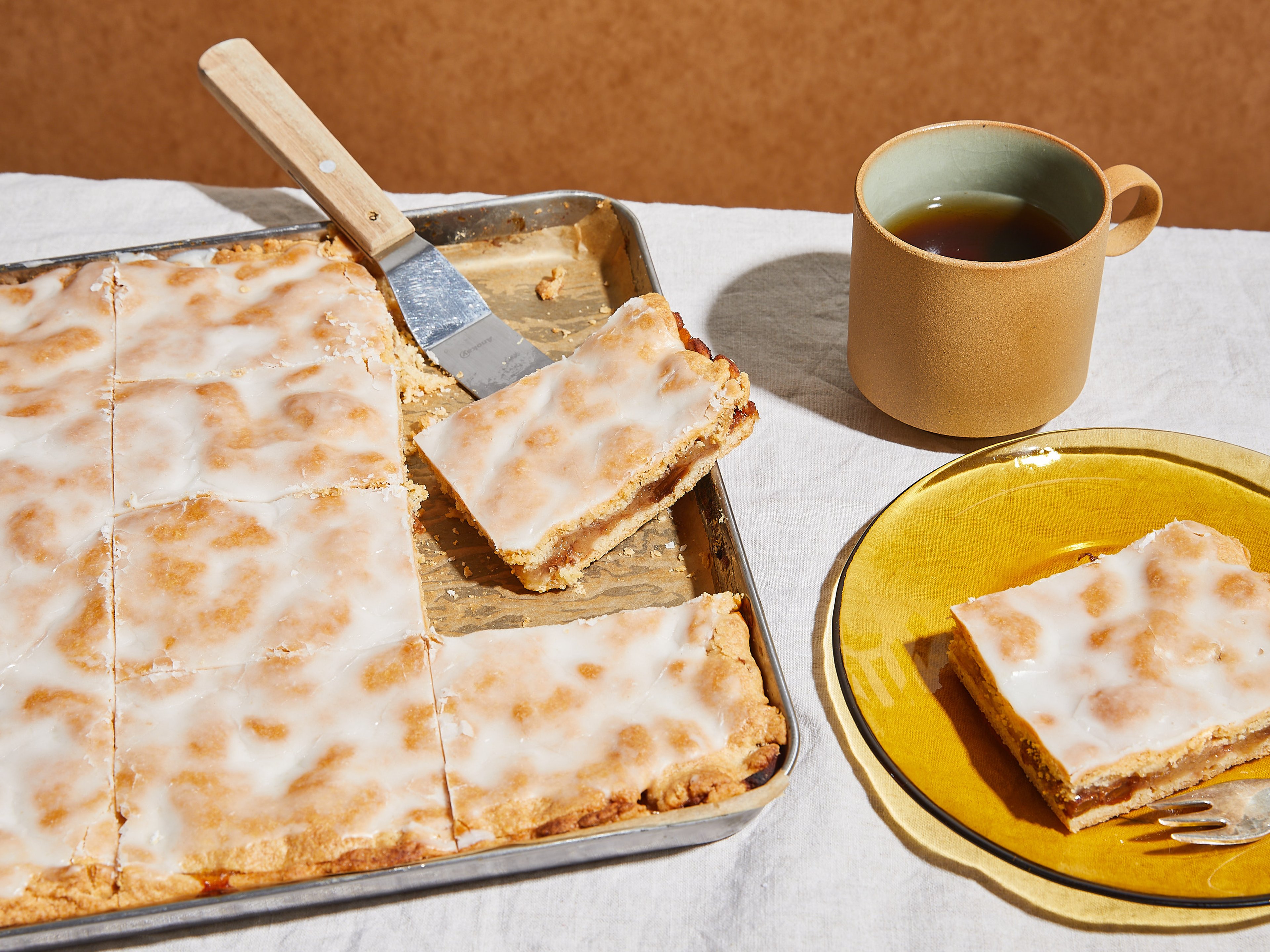 Gedeckter Apfelkuchen