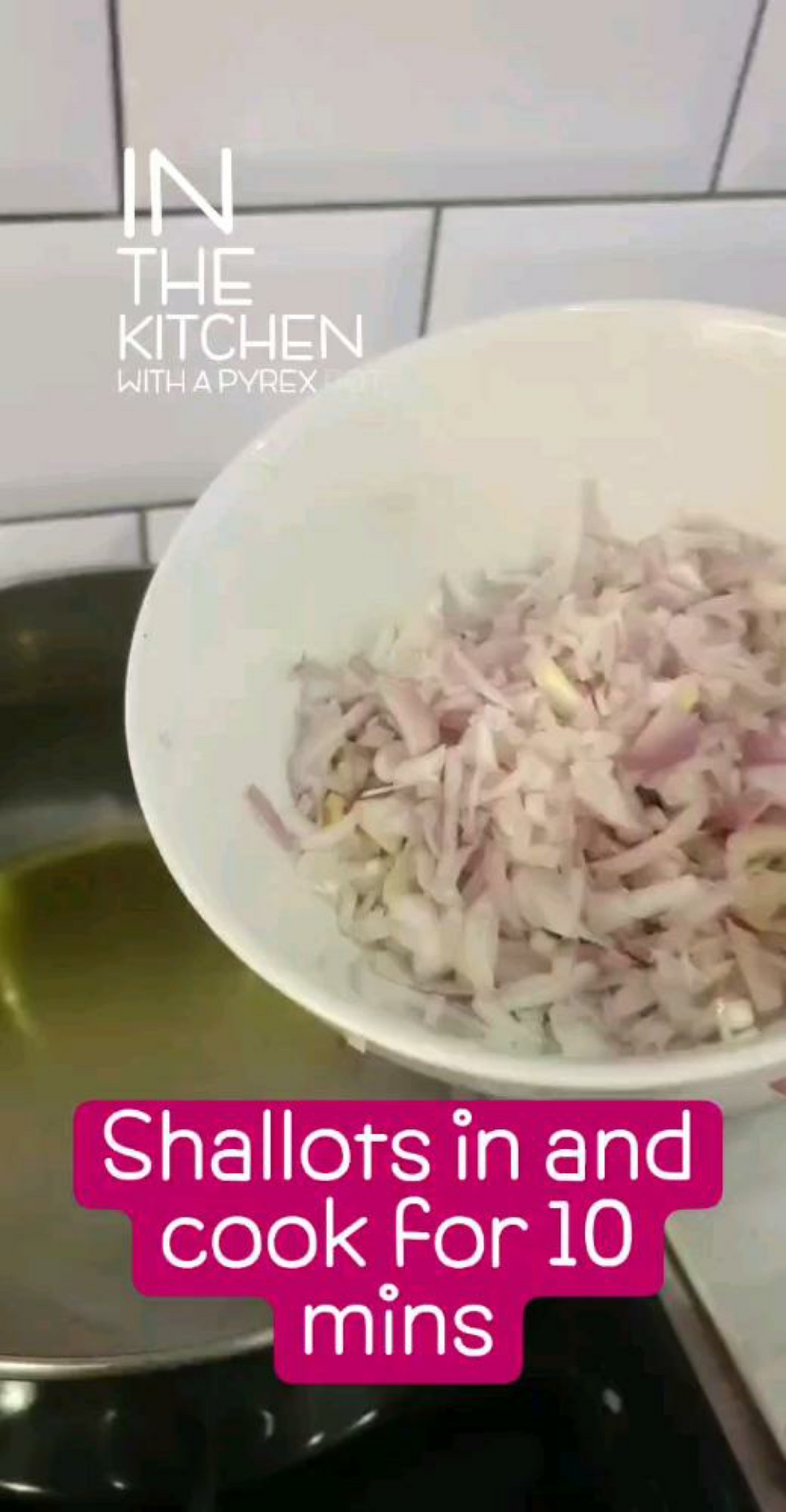 cook the shallots for 10 minutes