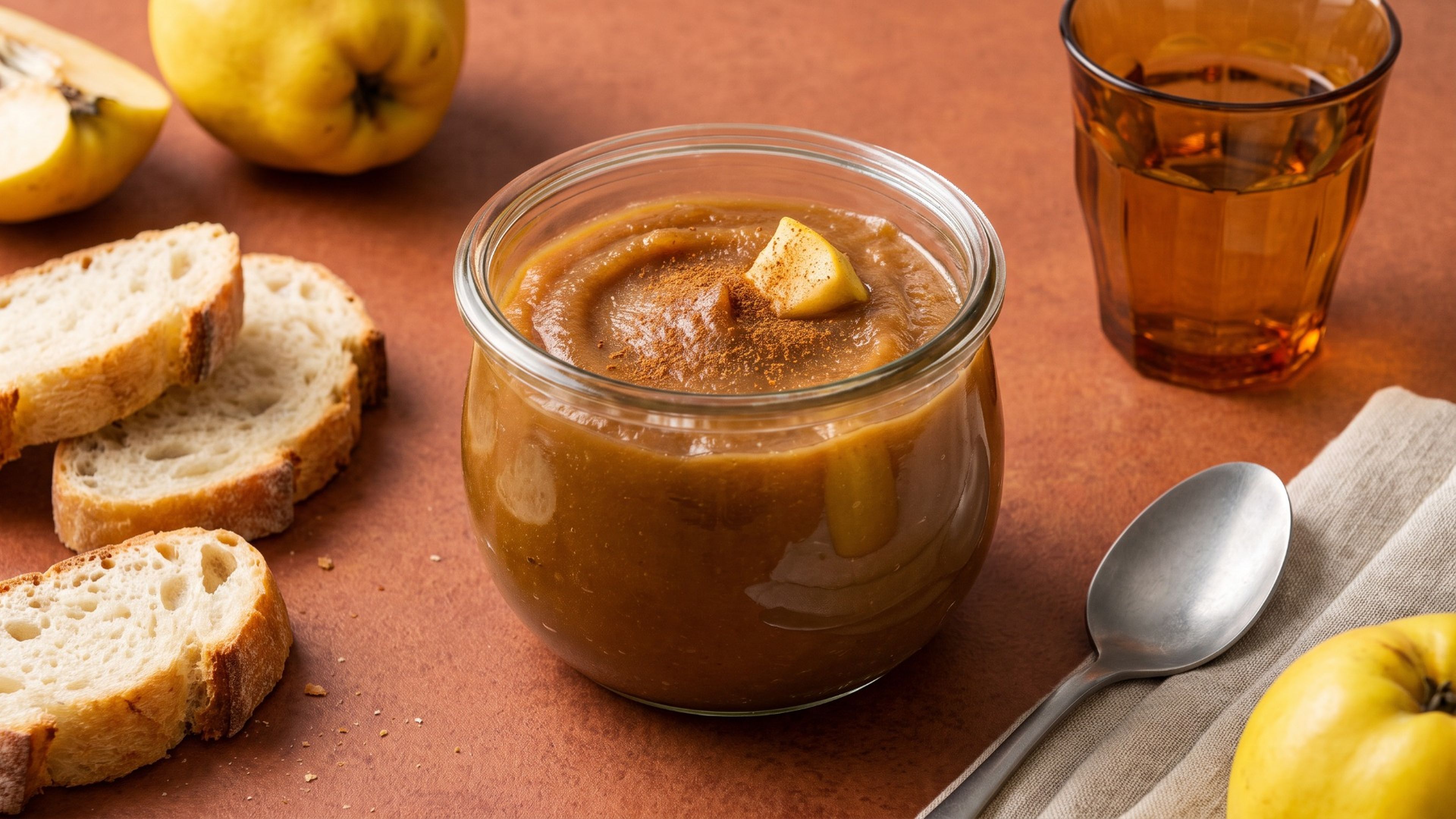 Samtige Quittenbutter für dein herbstliches Frühstück