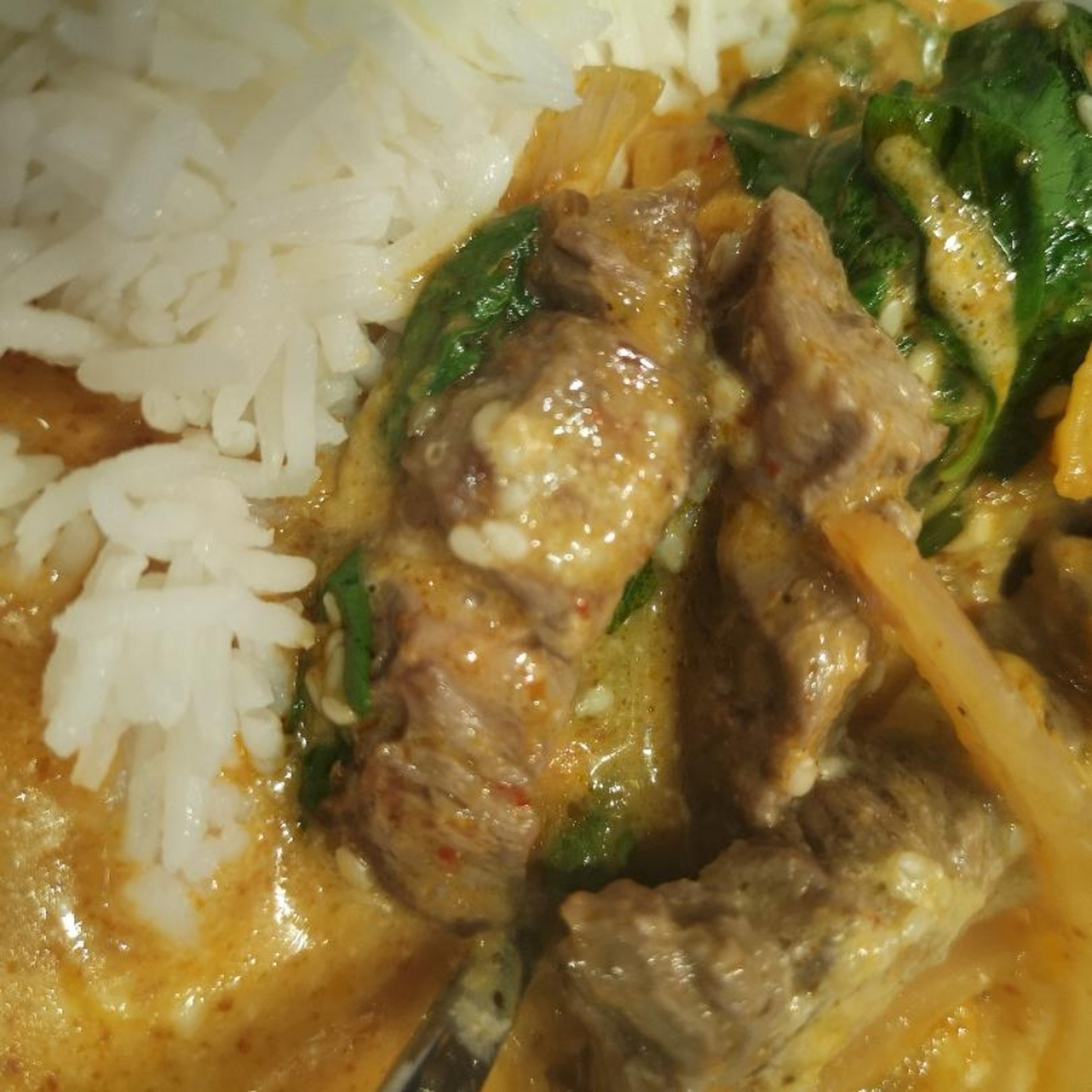 beef Thai red curry