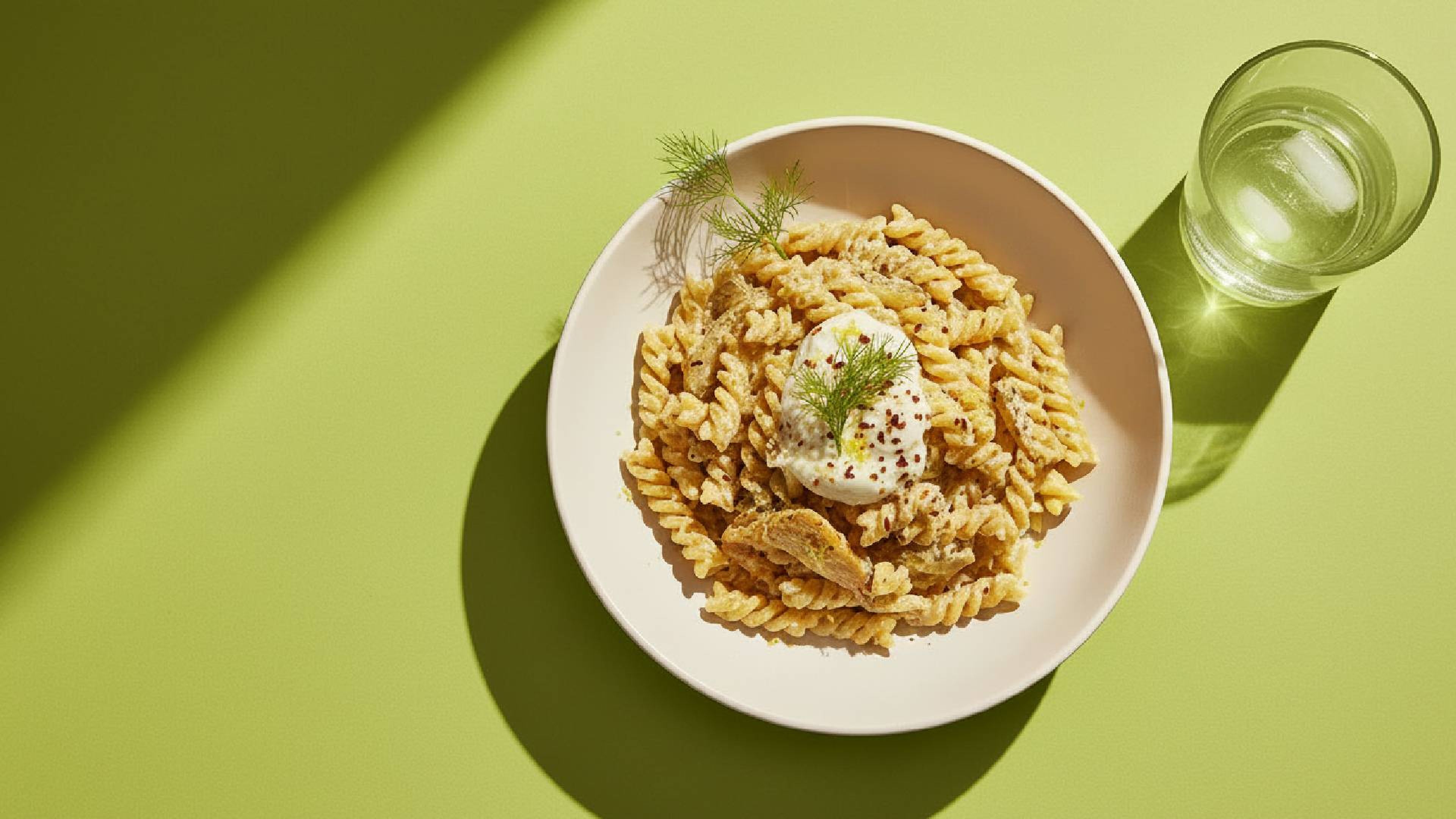 Fenchel-Pasta mit Zitrone und Mascarpone