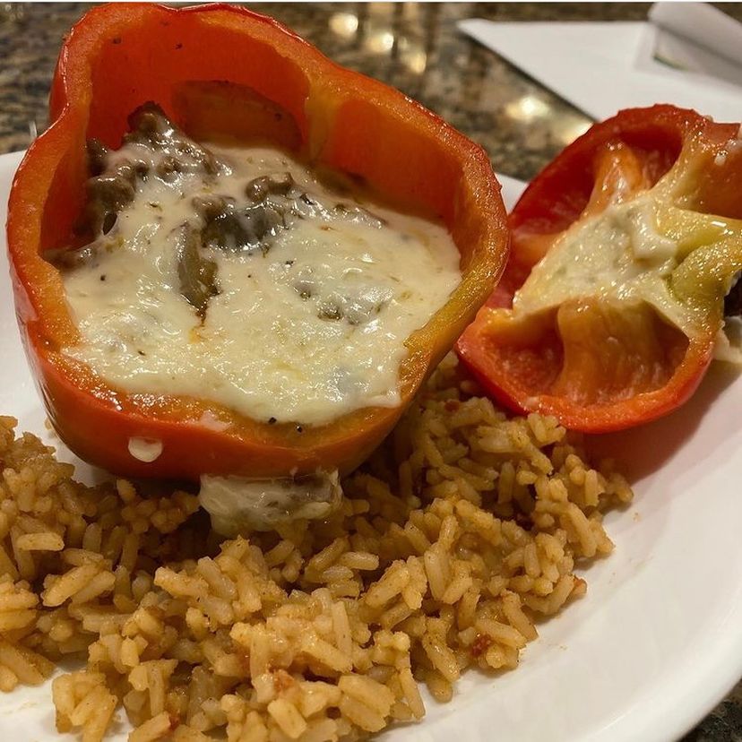 Gluten-Free Stuffed Enchilada Bell Peppers