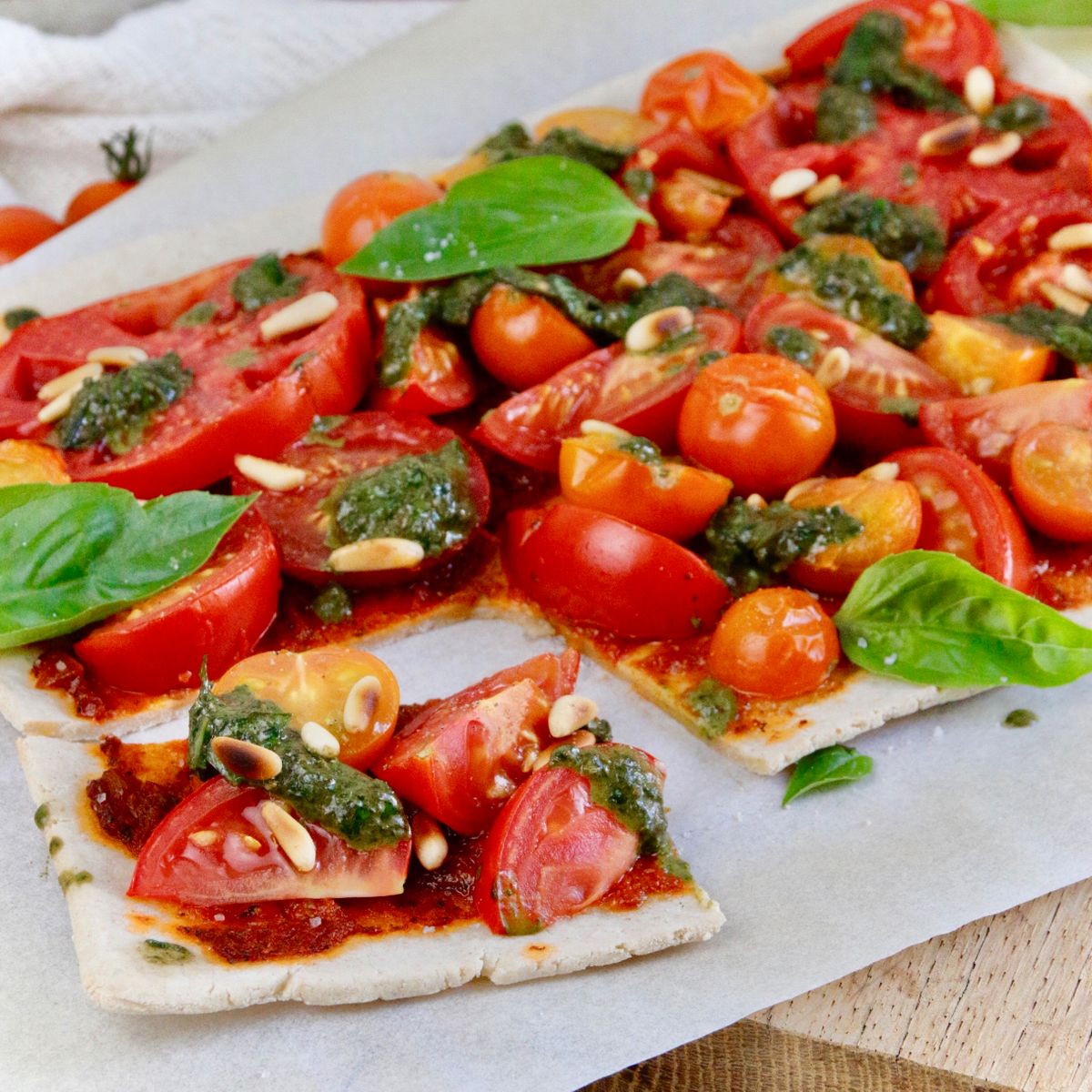 Flammkuchen Mit Tomaten