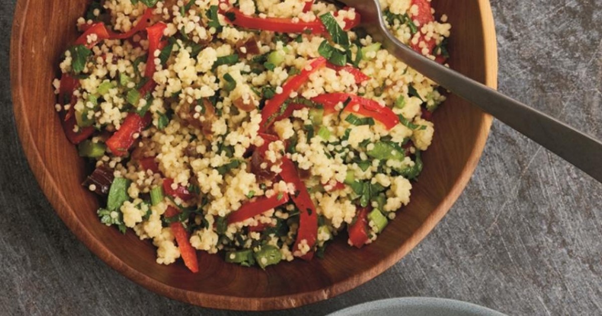 Nordafrikanischer Paprika-Hirse-Salat | Rezept | Kitchen Stories