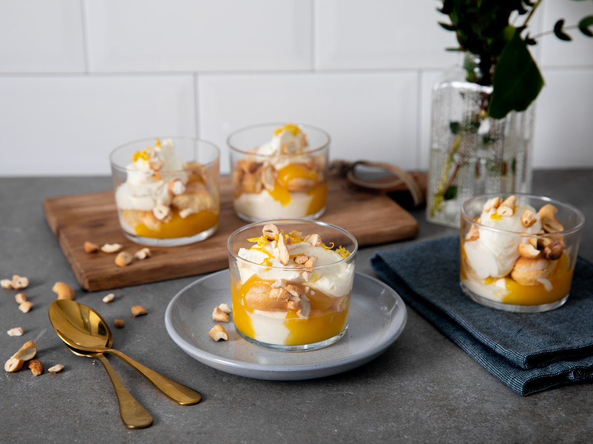 Lemony tiramisu in a glass | Recipe | Kitchen Stories