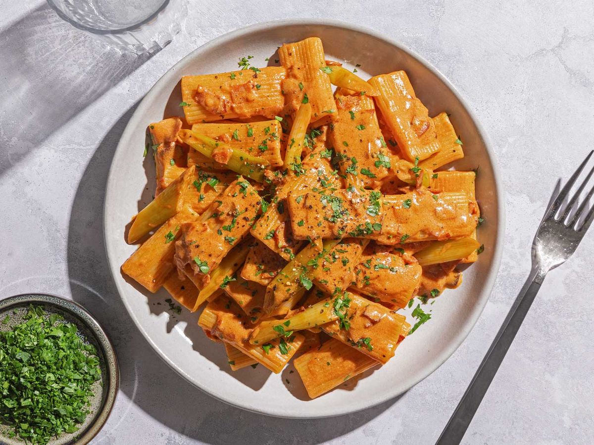 Creamy chorizo pasta | Recipe | Kitchen Stories