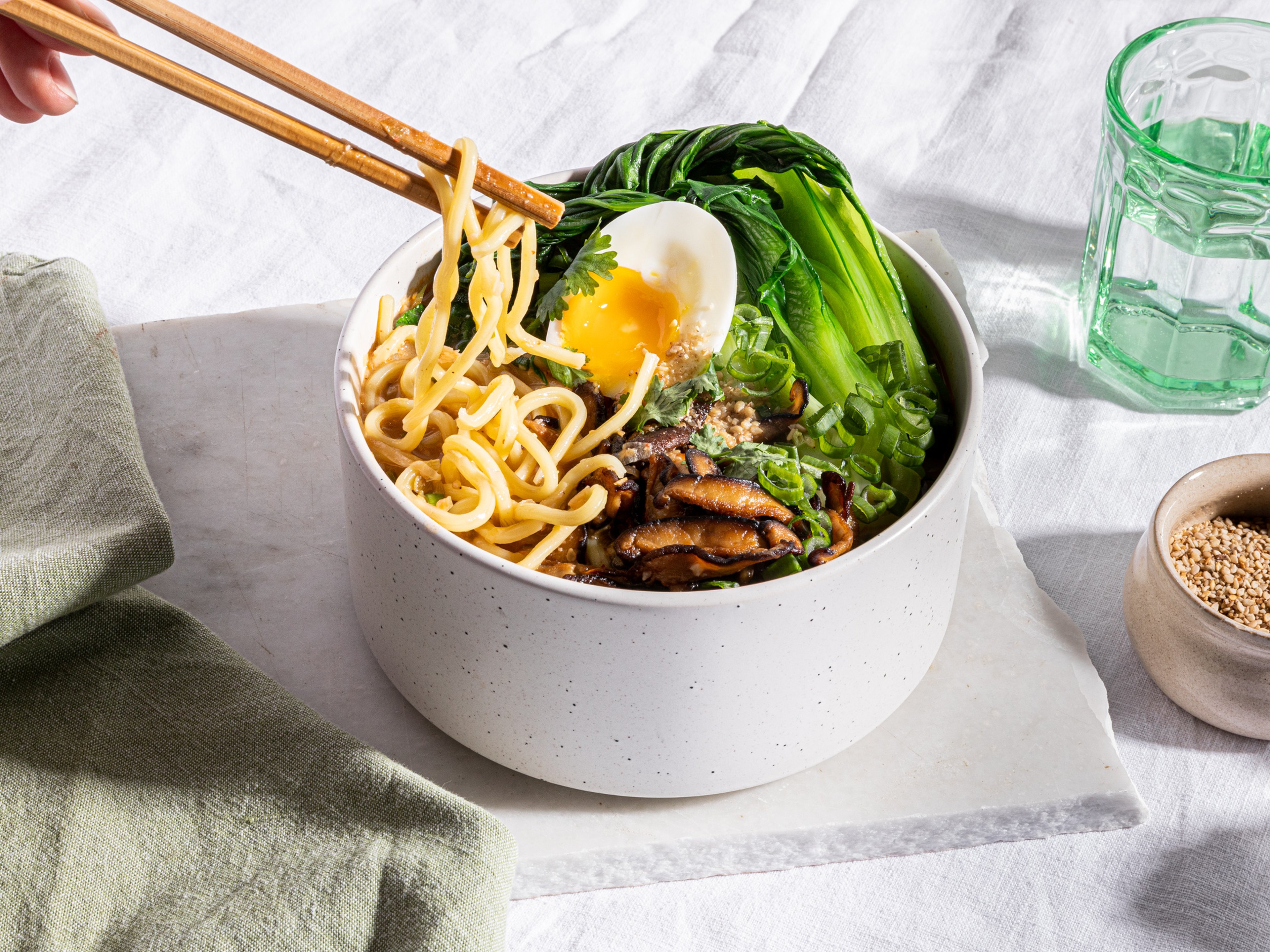 Feel good vegetarian miso ramen, Recipe