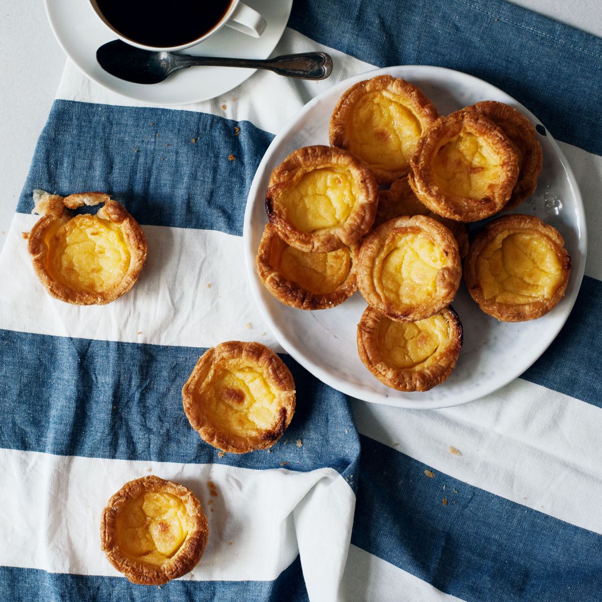 Easy Portuguese inspired egg custard tarts | Recipe | Kitchen Stories