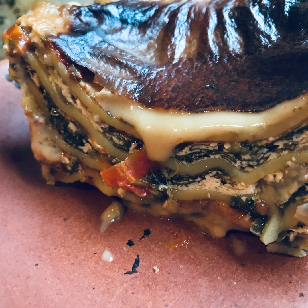 Spinat-Ricotta-Lasagne