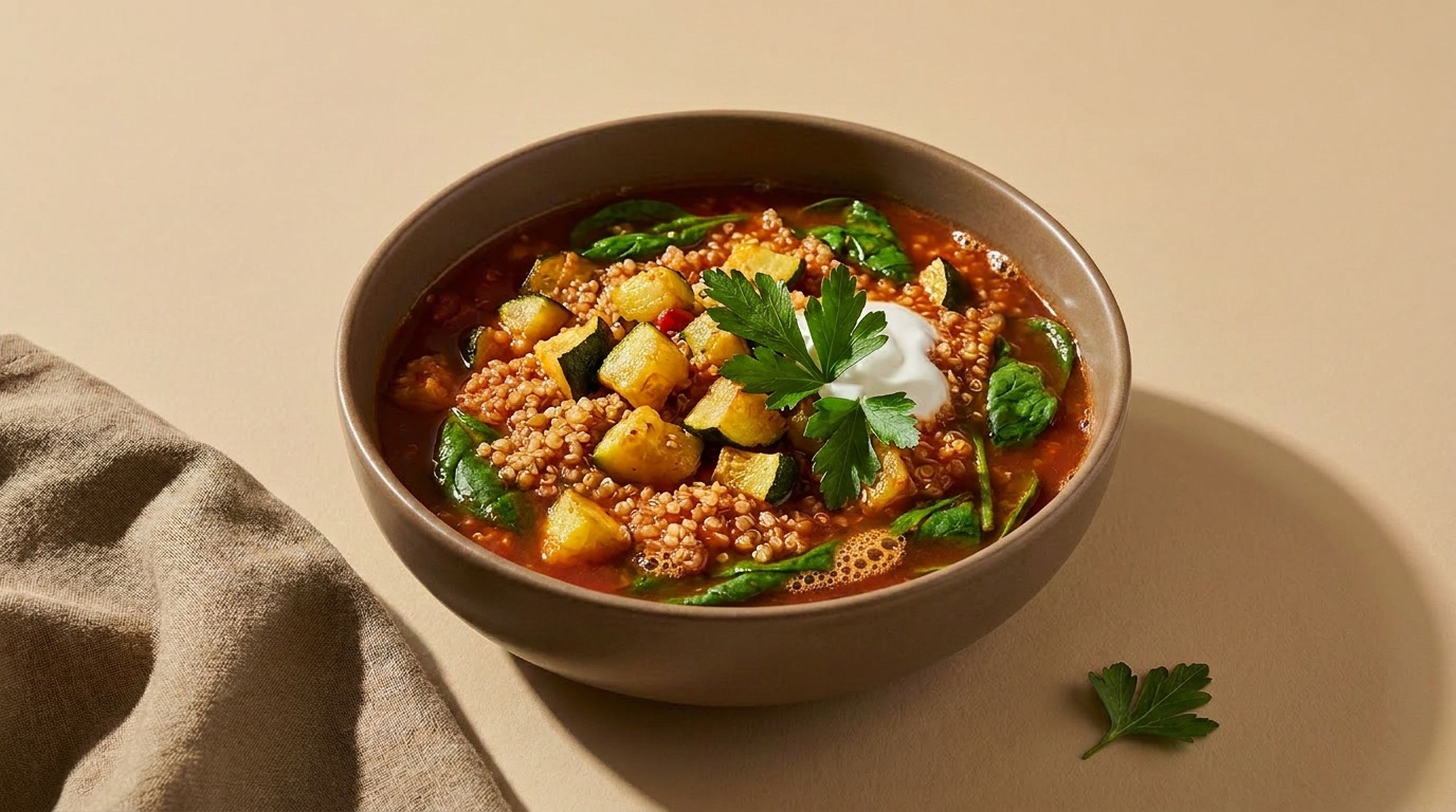 Quinoa-Zucchini-Eintopf