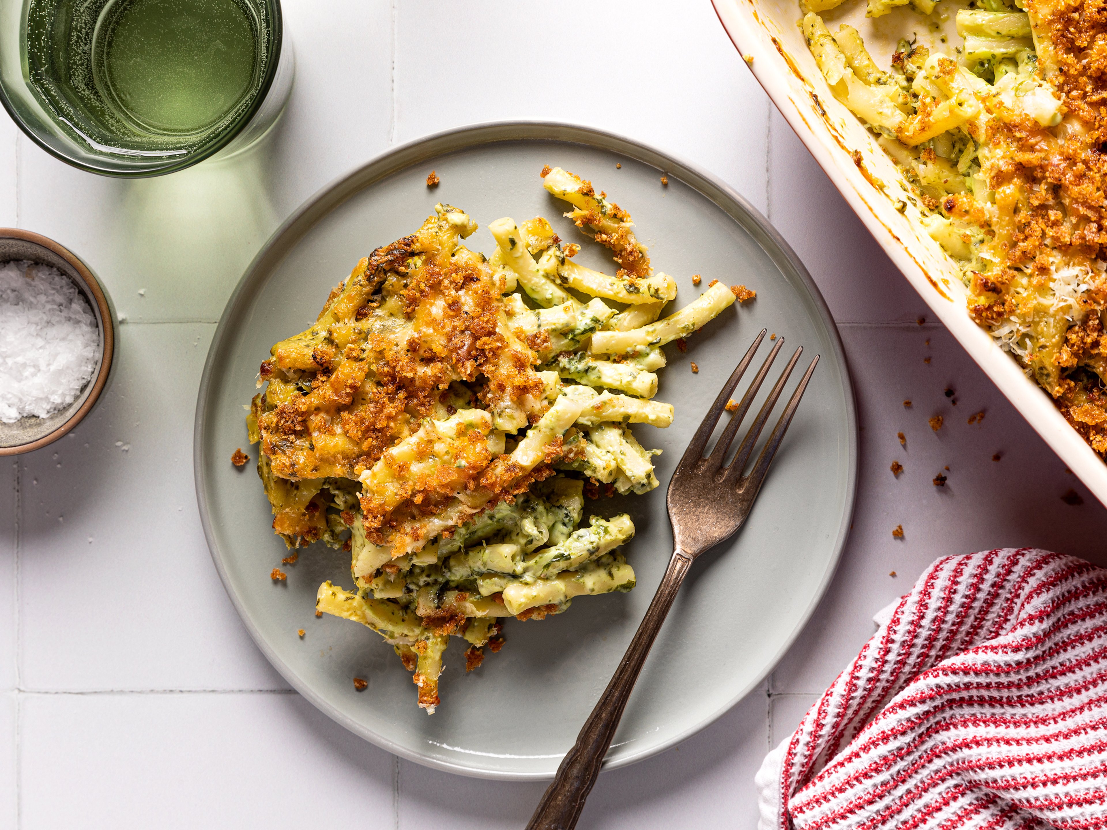 Bärlauch-Mac & Cheese aus dem Ofen