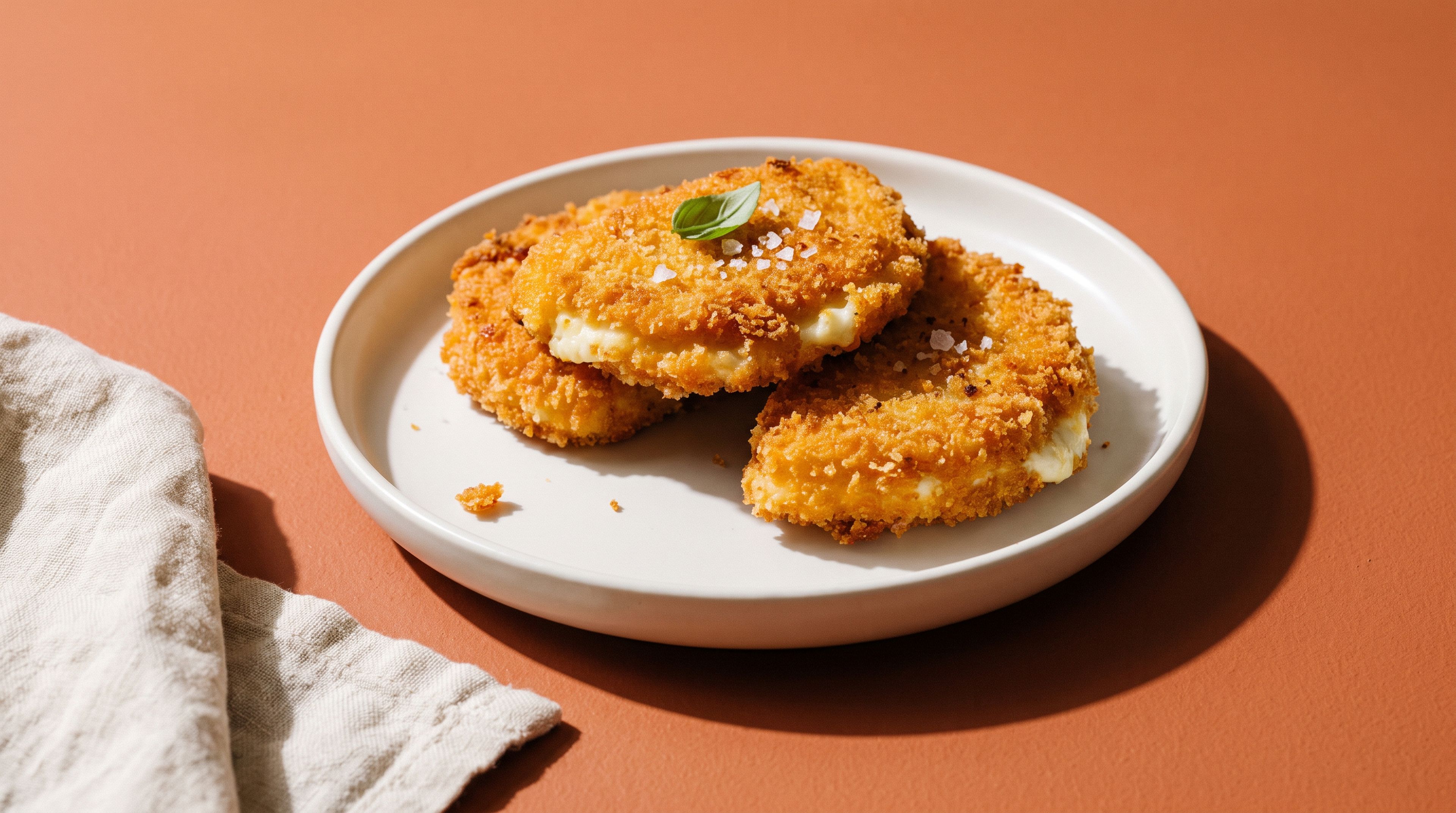Knusprig gebratener Ricotta für deinen nächsten Aperitivo