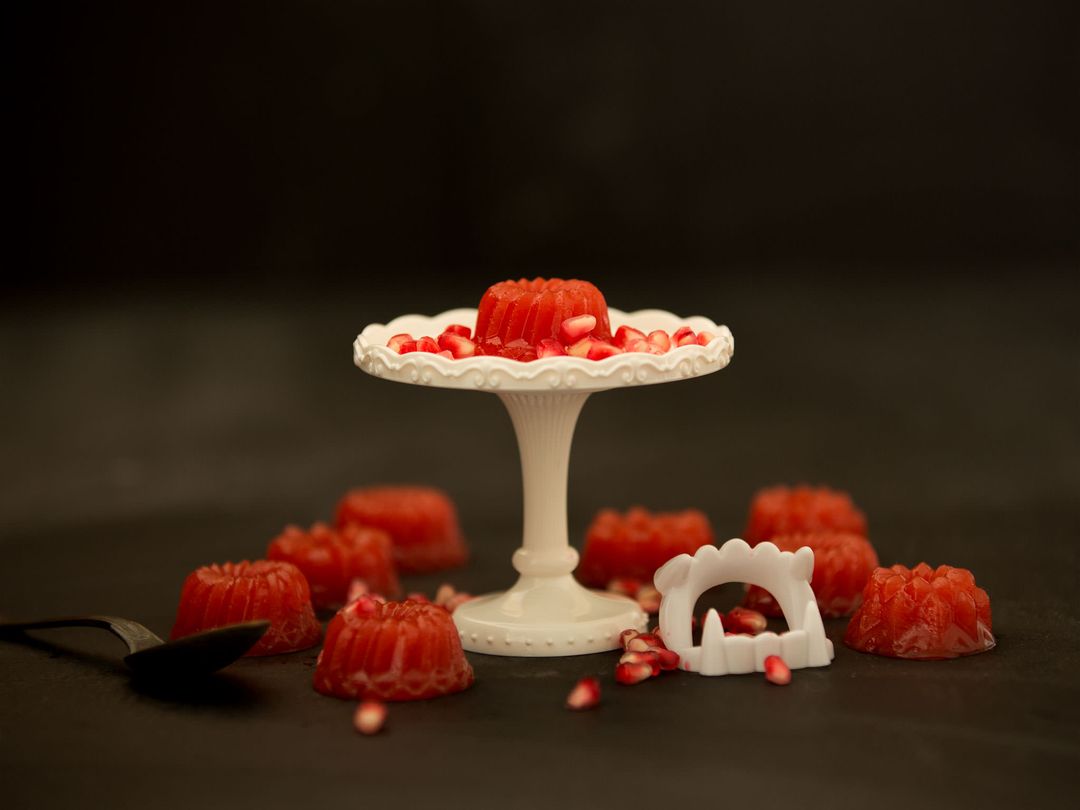 Jellies with pomegranate