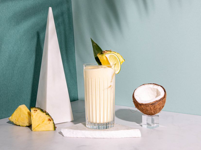 Ananas-Kokos-Shake mit Creamlikör