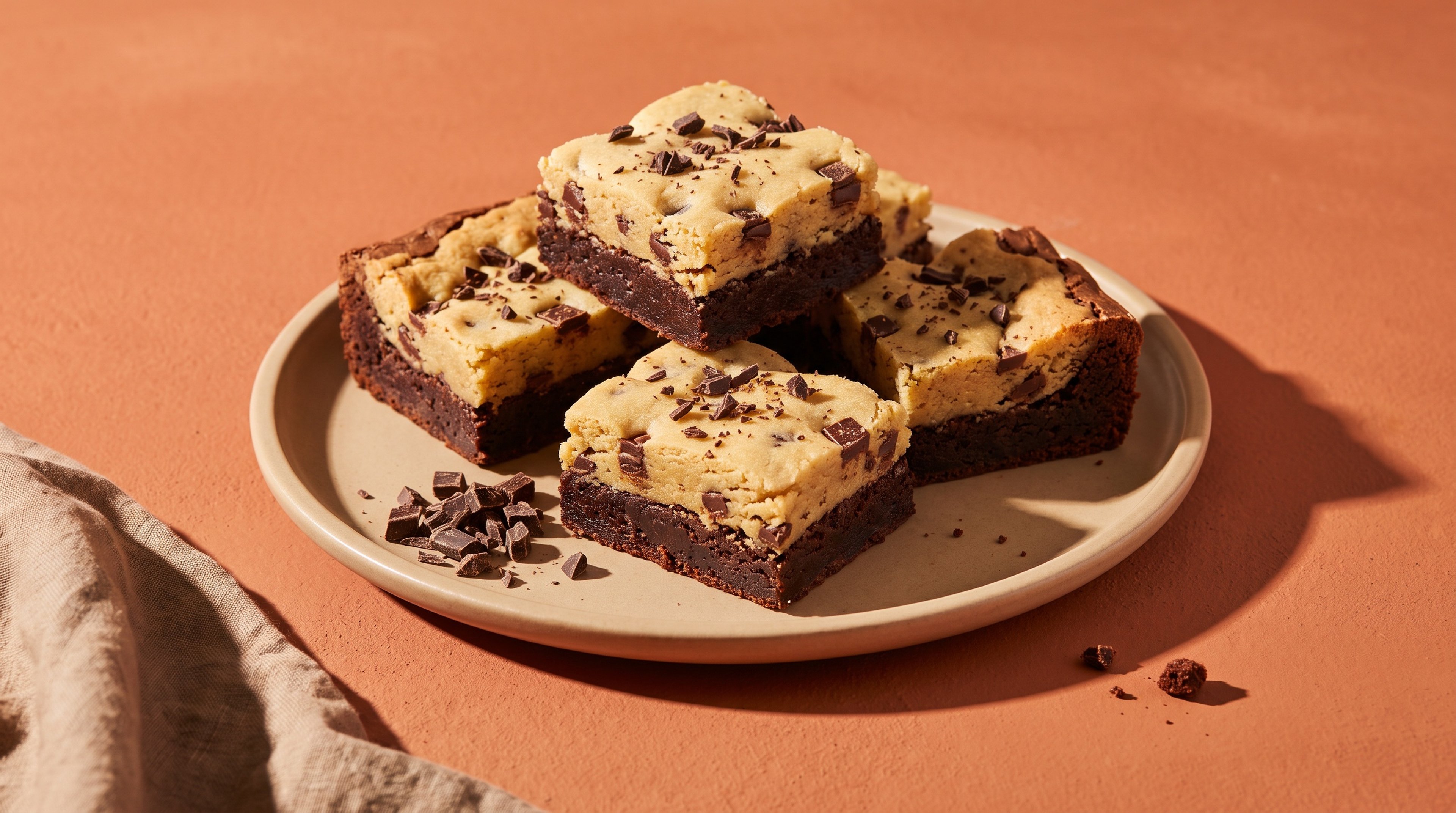 Cookie-Dough-Brownies vereinen das Beste aus zwei Welten