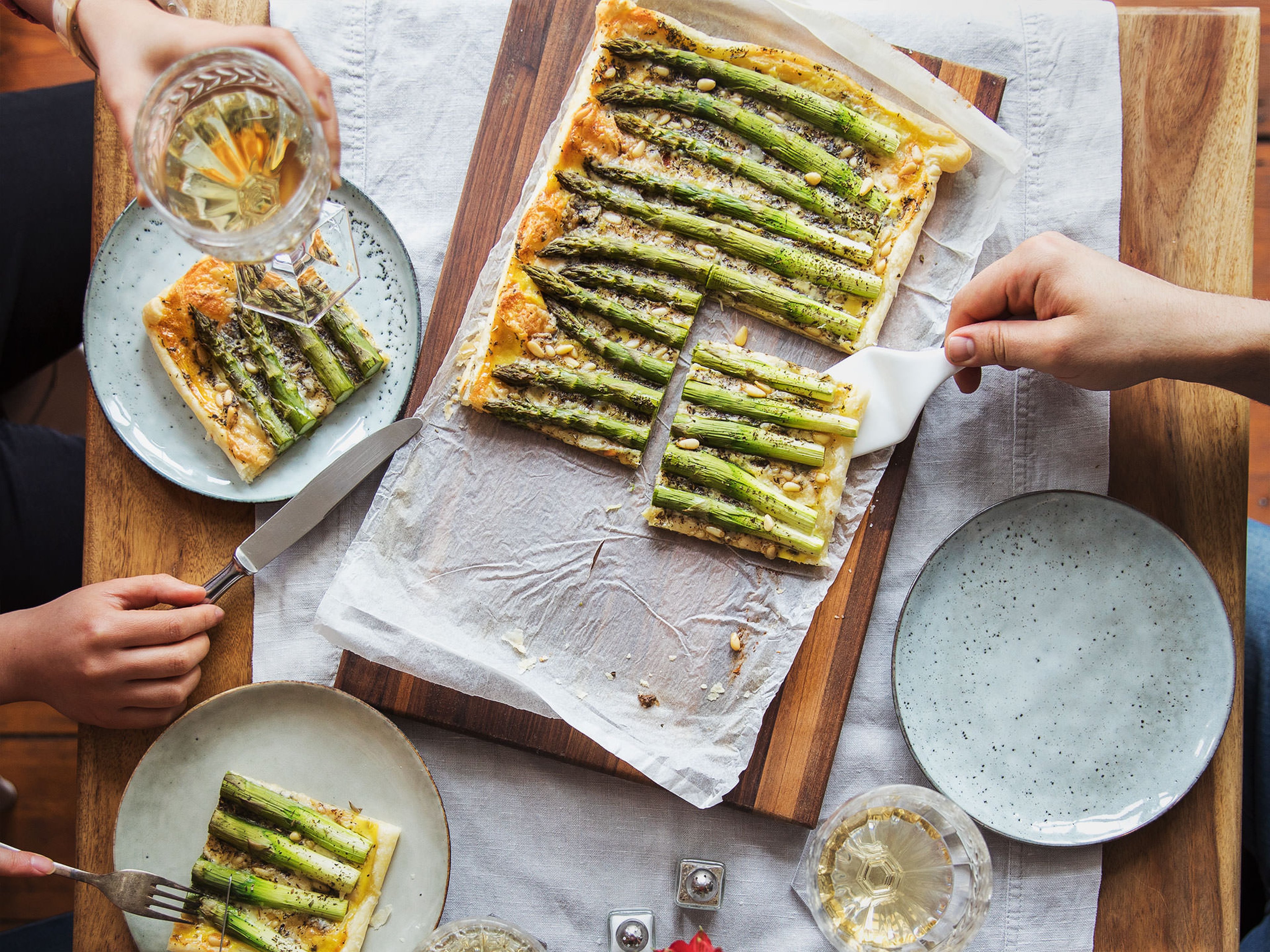 Simple and Sophisticated: Green Asparagus Tart