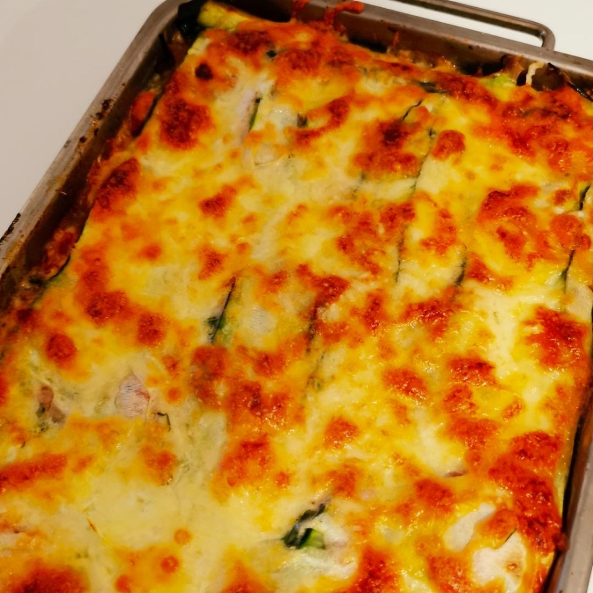 Zucchini Lasagne mit Bechamelsoße | Rezept | Kitchen Stories