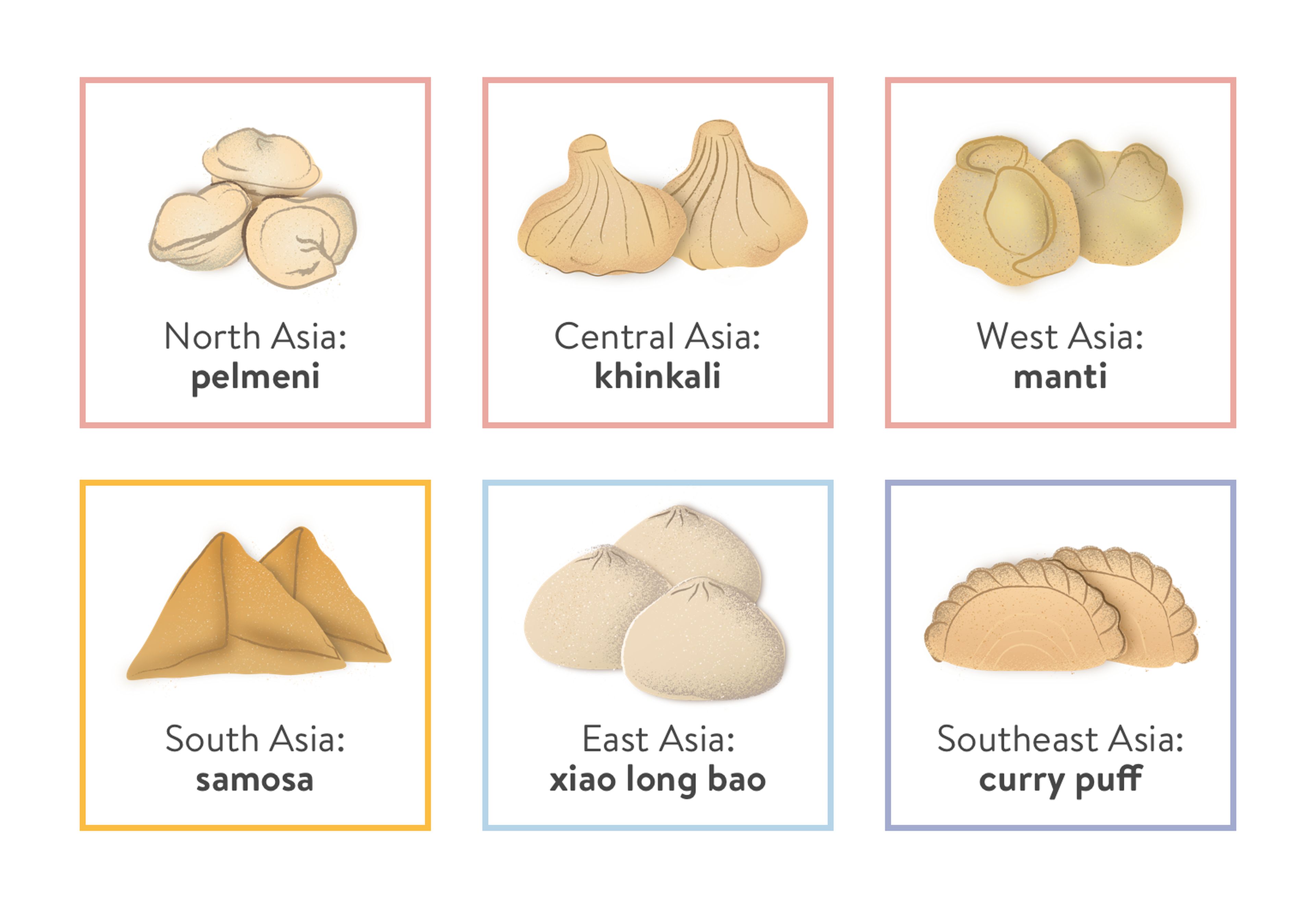 An Edible Map of Asian Cuisines, Stories