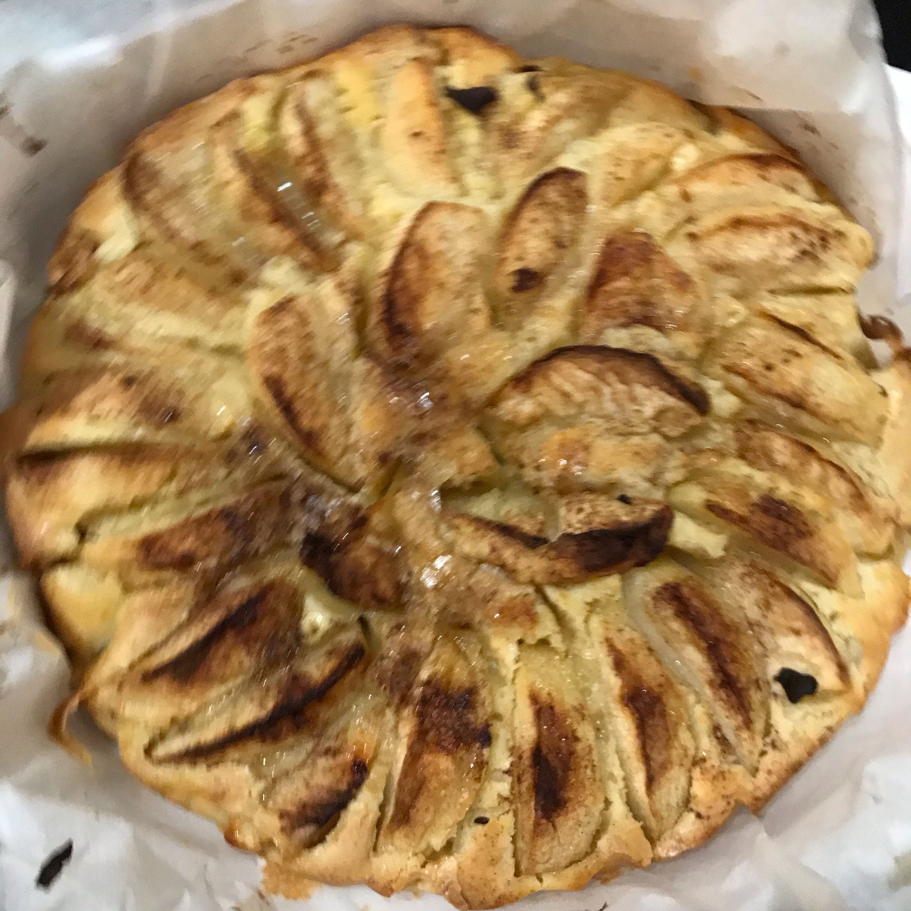 Italian country apple pie