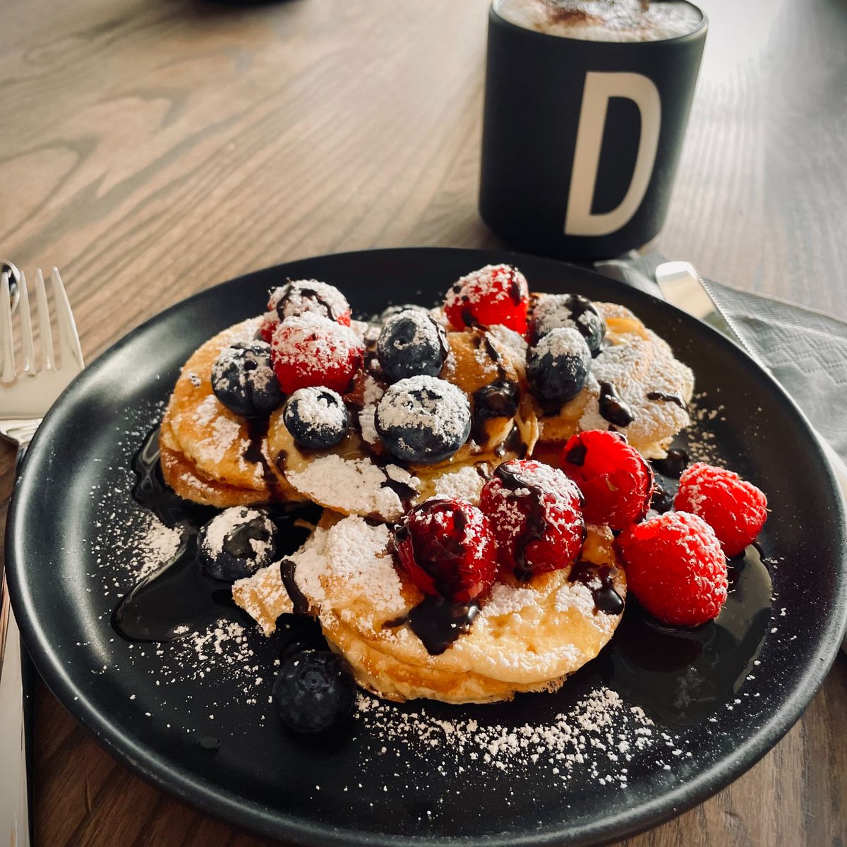 Pancakes mit Nutellafüllung | Rezept | Kitchen Stories