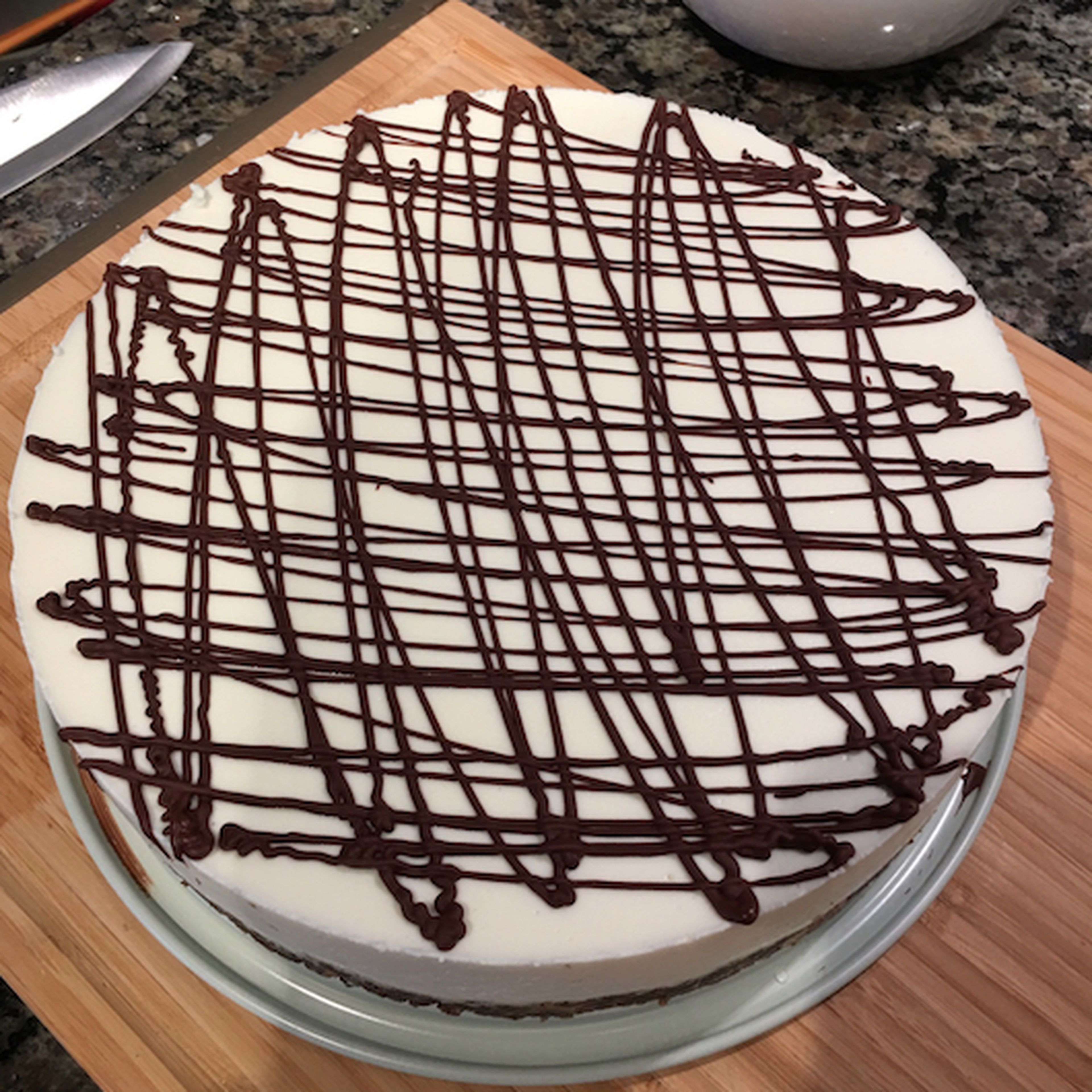 White chocolate cheesecake