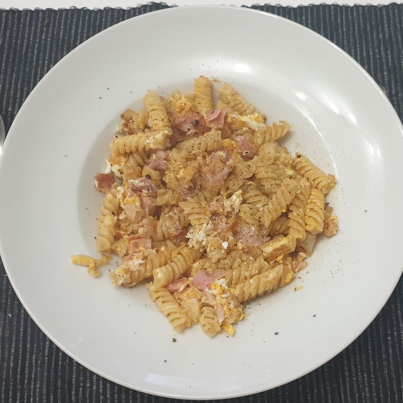 Schinken-Käse-Nudeln