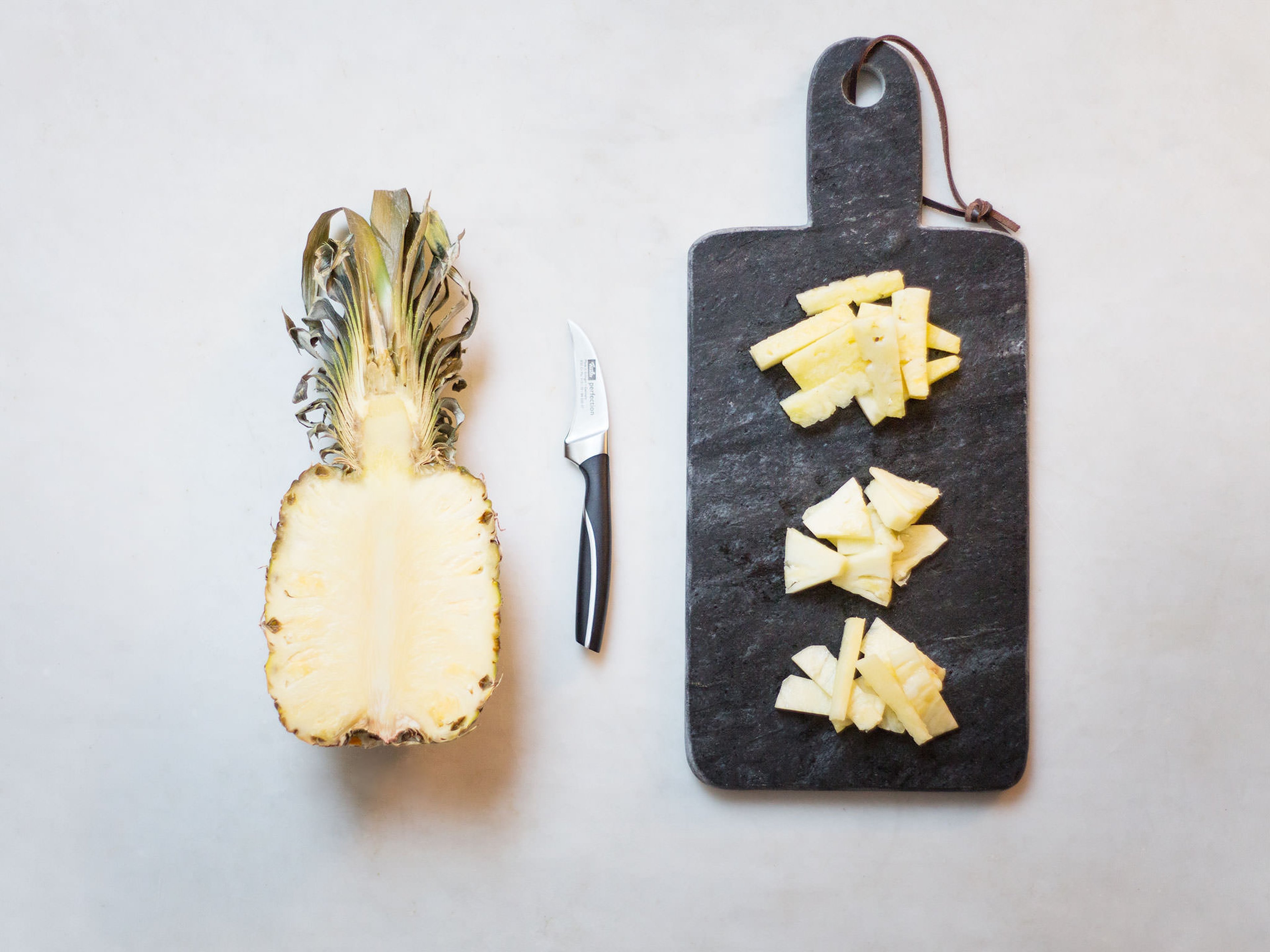 How to cut a pineapple