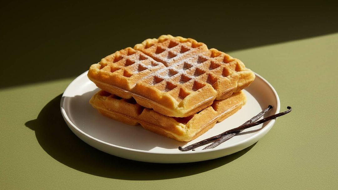 Fluffige Vanille-Joghurt-Waffeln für das perfekte Frühstück