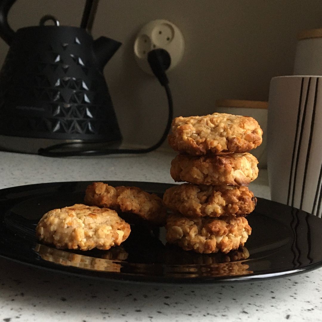 Apricot Almond Flax Cookies