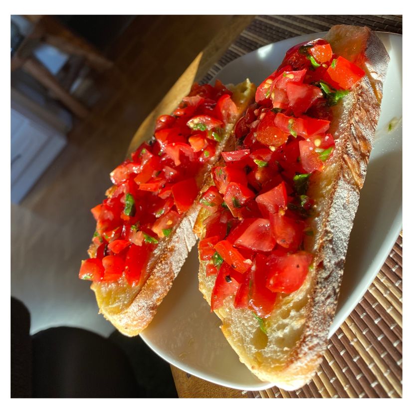 Einfache Bruschetta