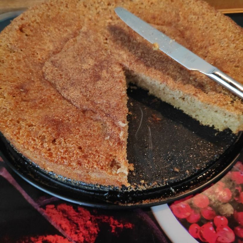 Cinnamon Semolina Cake with sirup