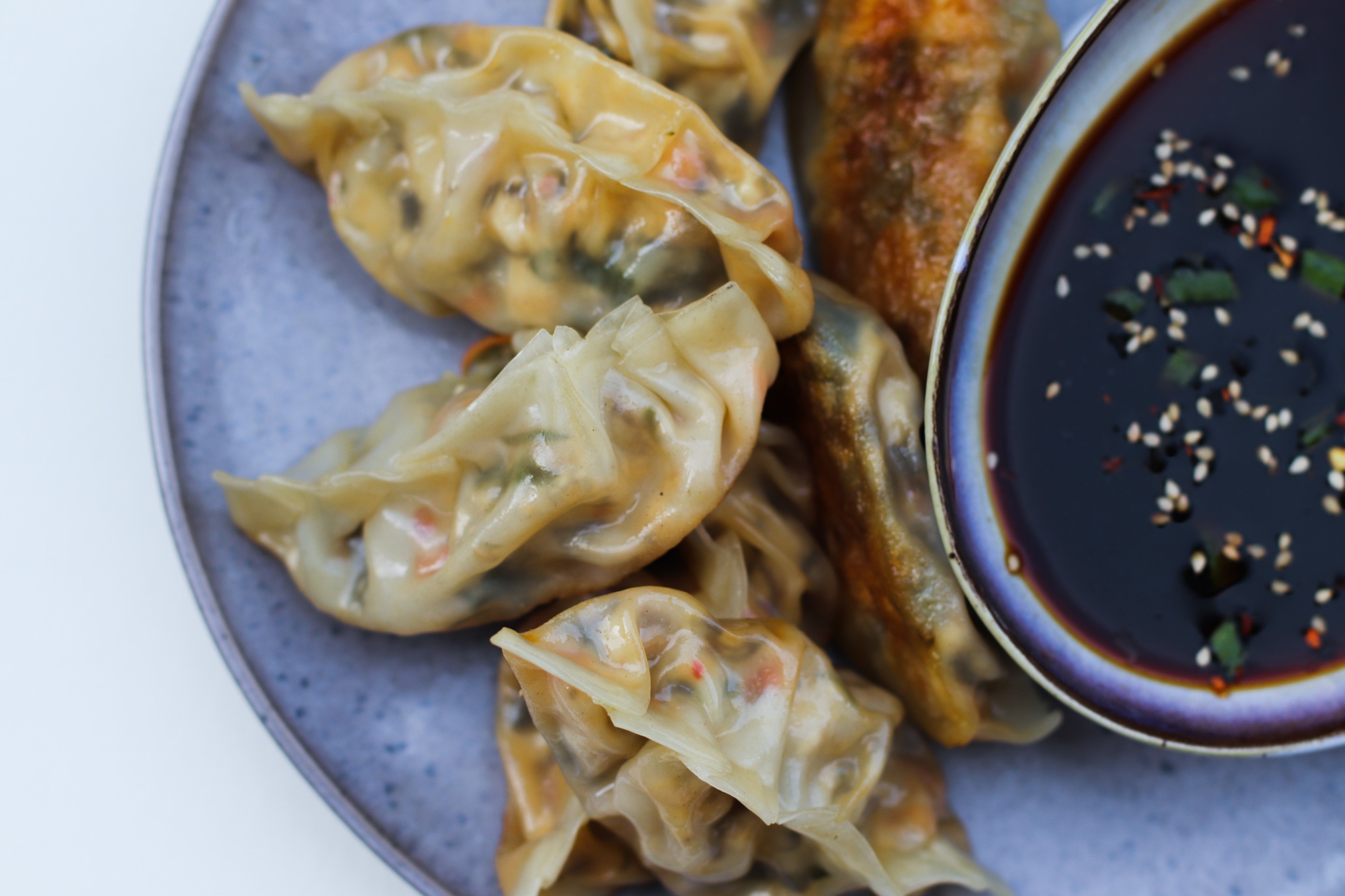 Dumplings mit Koreanischem Algensalat von OCEANFRUIT