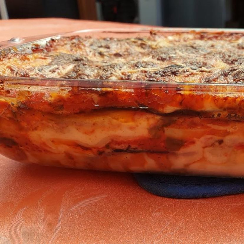 Auberginen-Lasagne aus dem Cookit