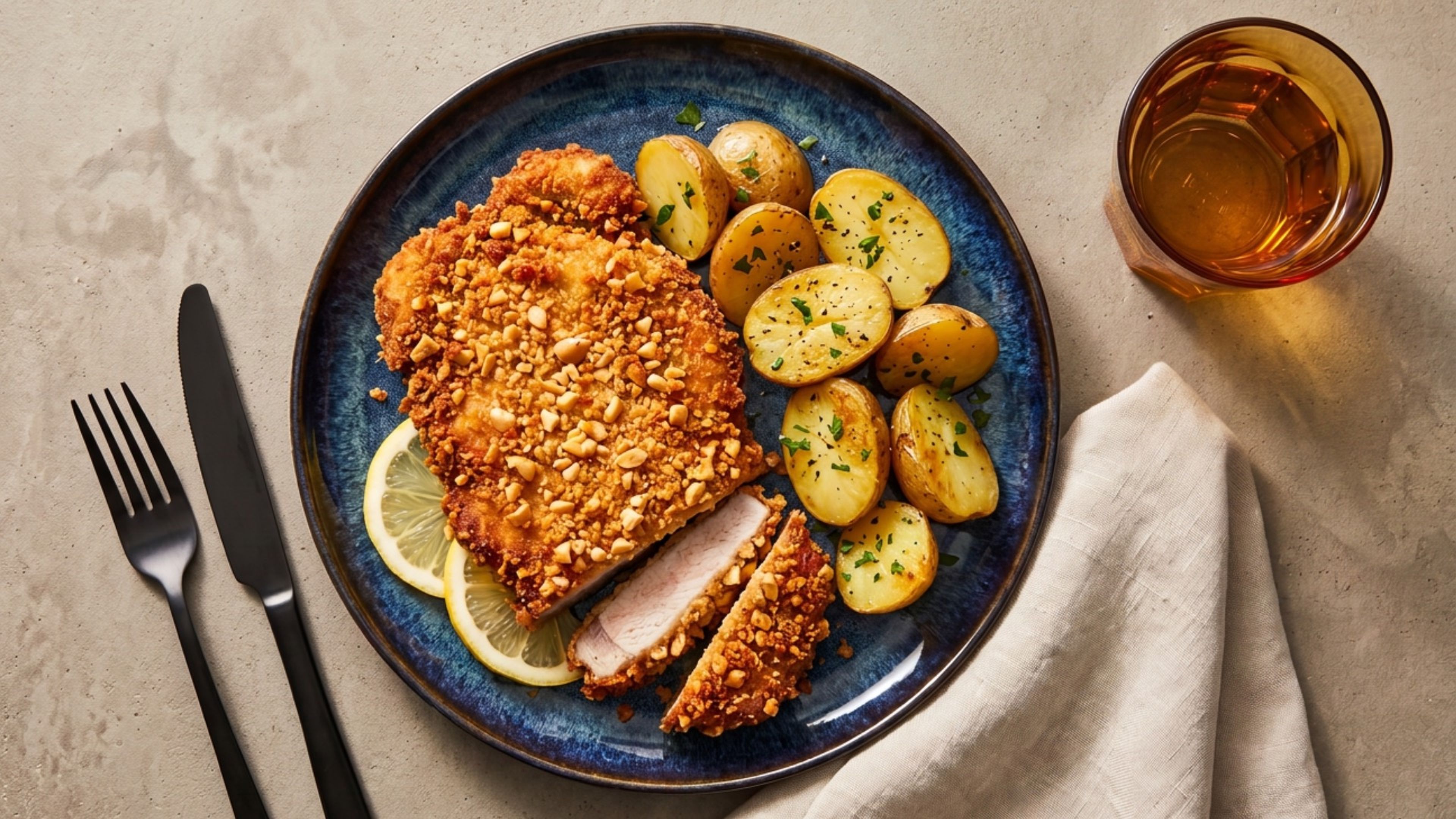 Erdnuss-Schnitzel mit Knusper-Panade: macht süchtig