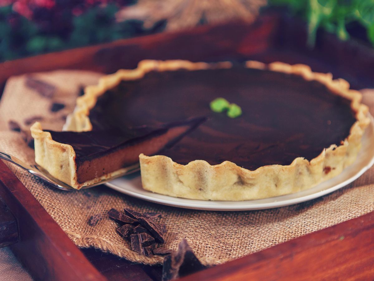 Double chocolate tart | Recipe | Kitchen Stories