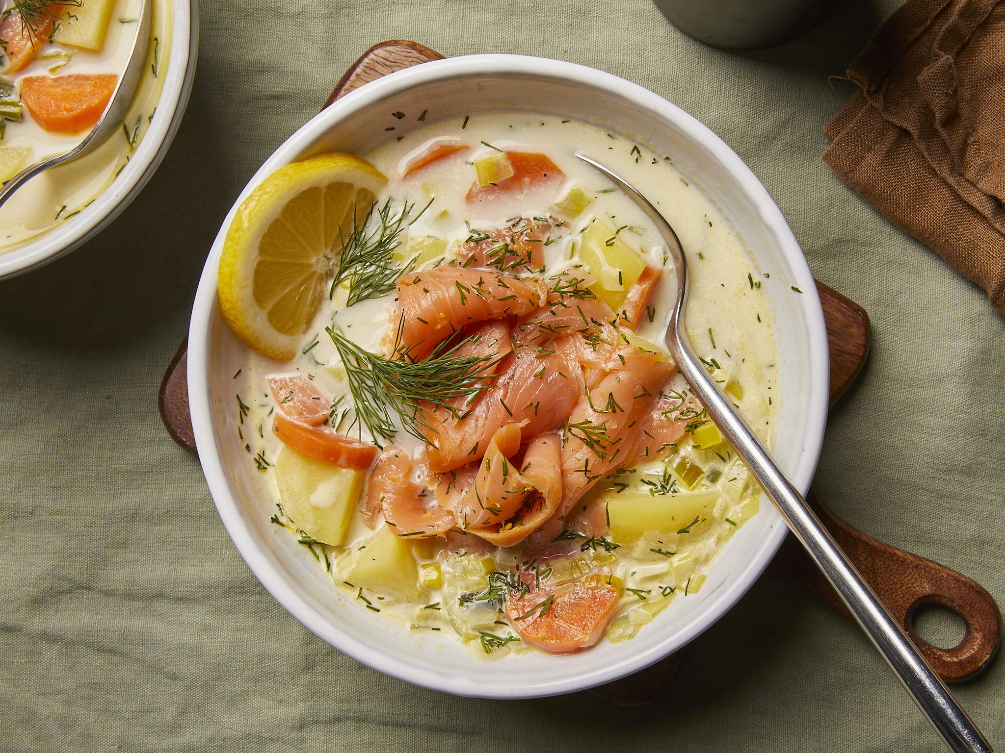Die beste finnische Lachssuppe (Lohikeitto) | Rezept | Kitchen Stories