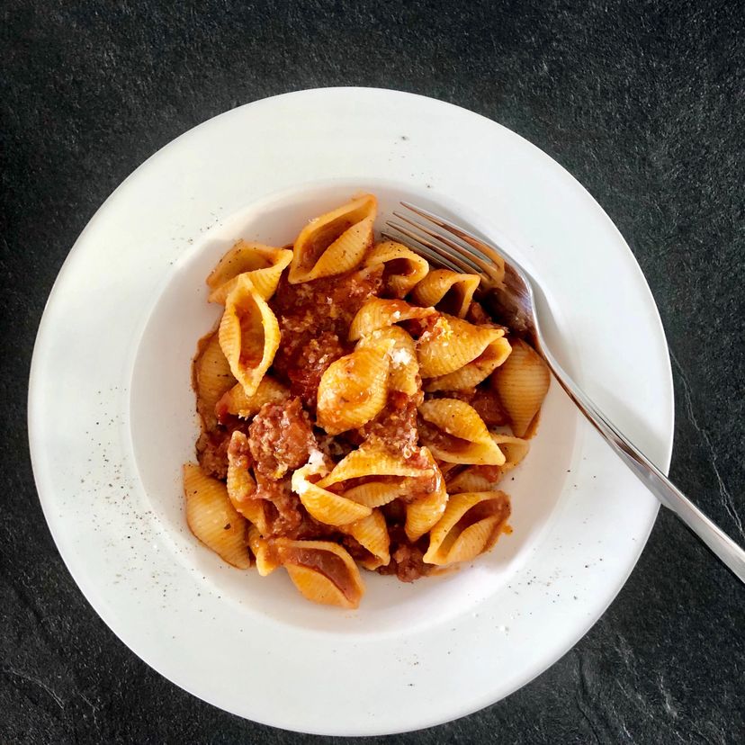 Pasta mit Salsiccia Ragout