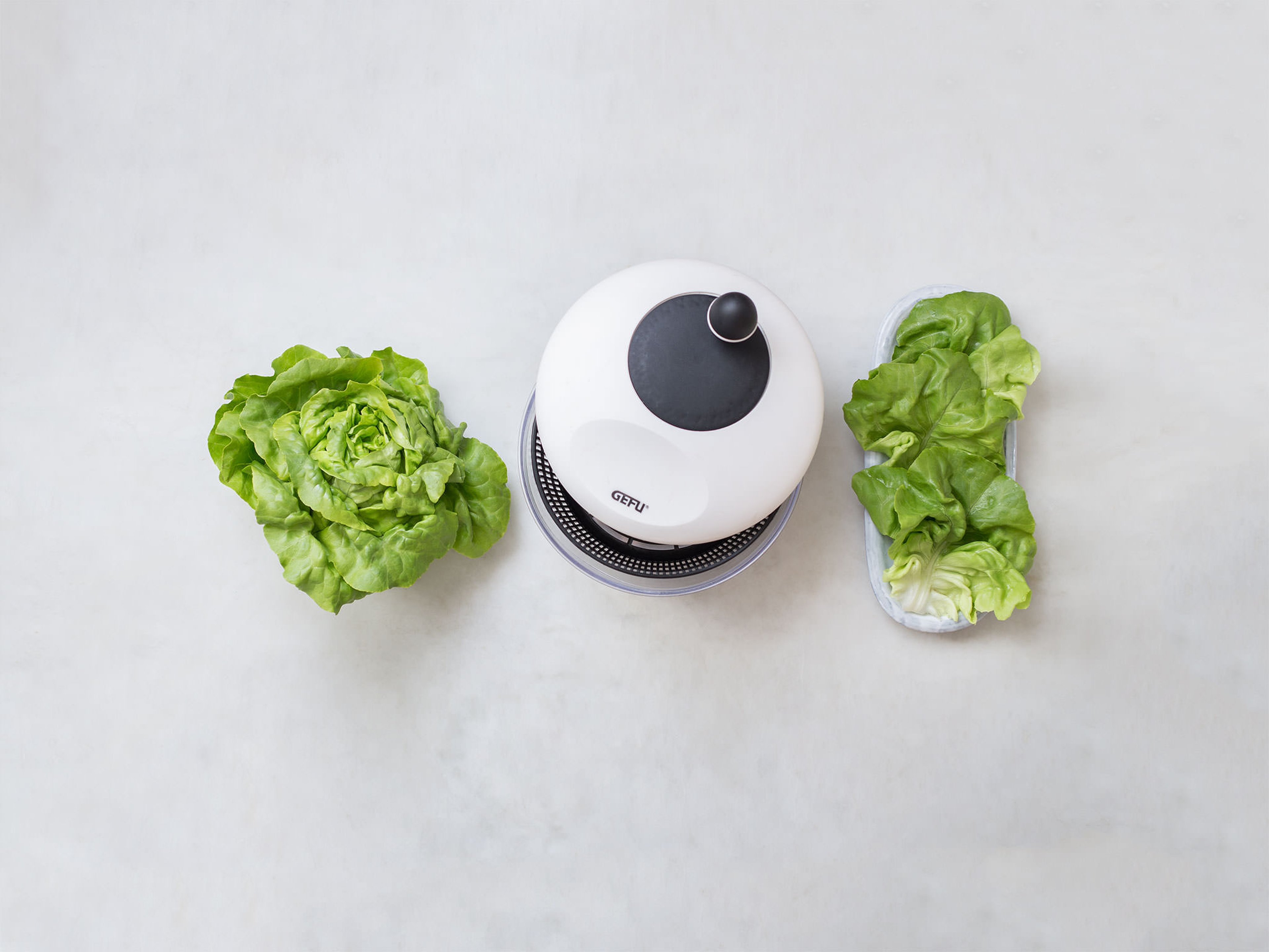 How to wash salad