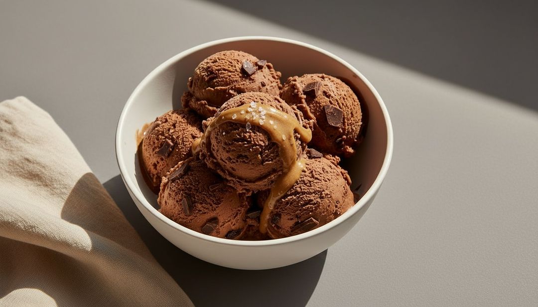 Cremiges Schoko-Bananen-Eis: Abkühlung ganz ohne Eismaschine