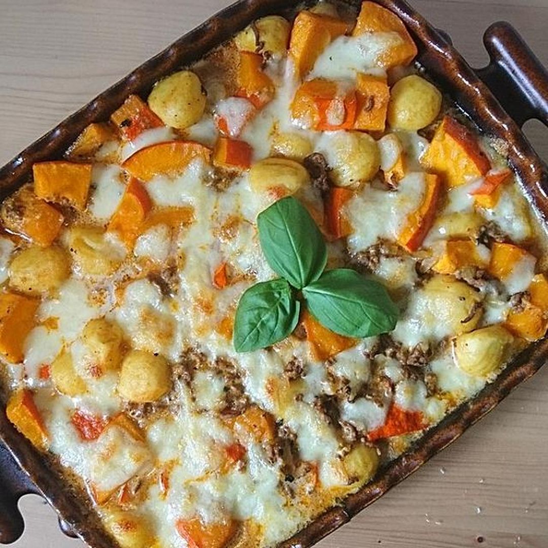Kürbis-Gnocchi Auflauf