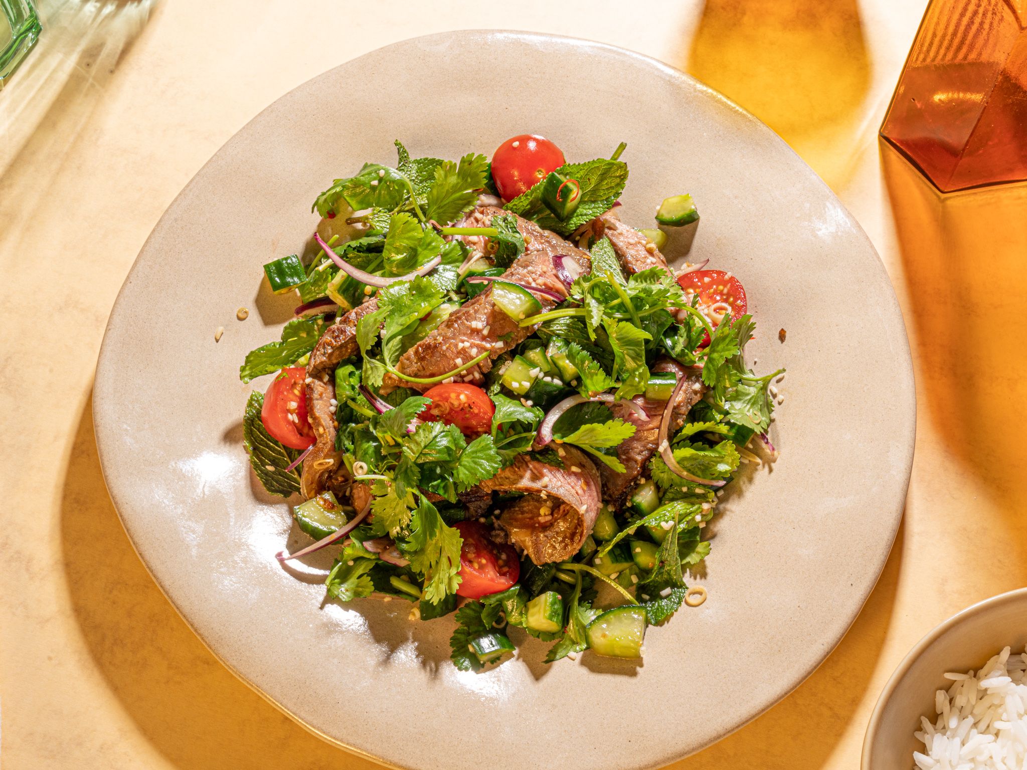 Yum Nua (Thailändischer Rindfleischsalat) | Rezept | Kitchen Stories