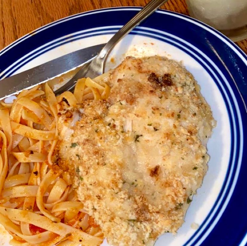 Oven Baked Breaded Chicken