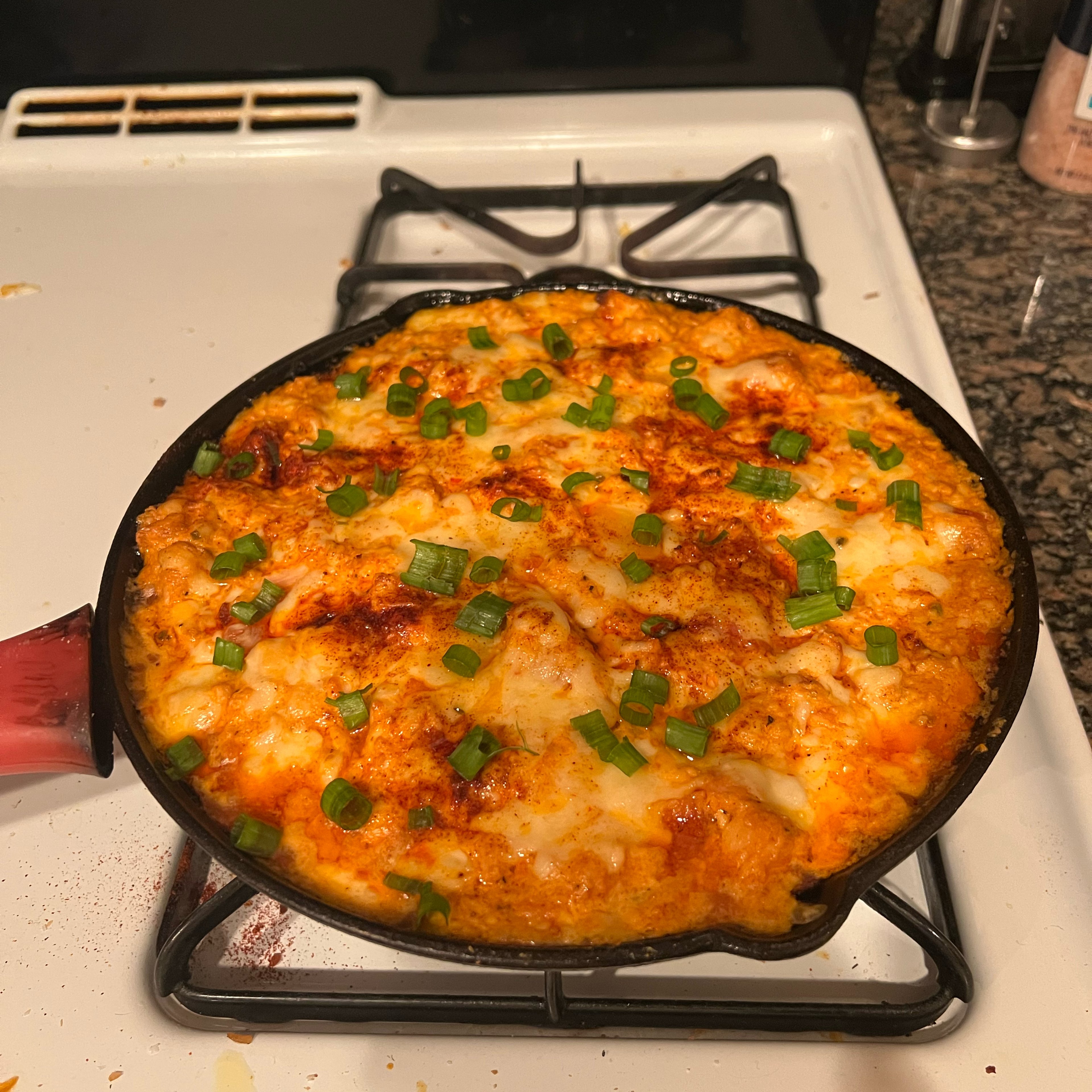 Smoked Buffalo ranch chicken dip