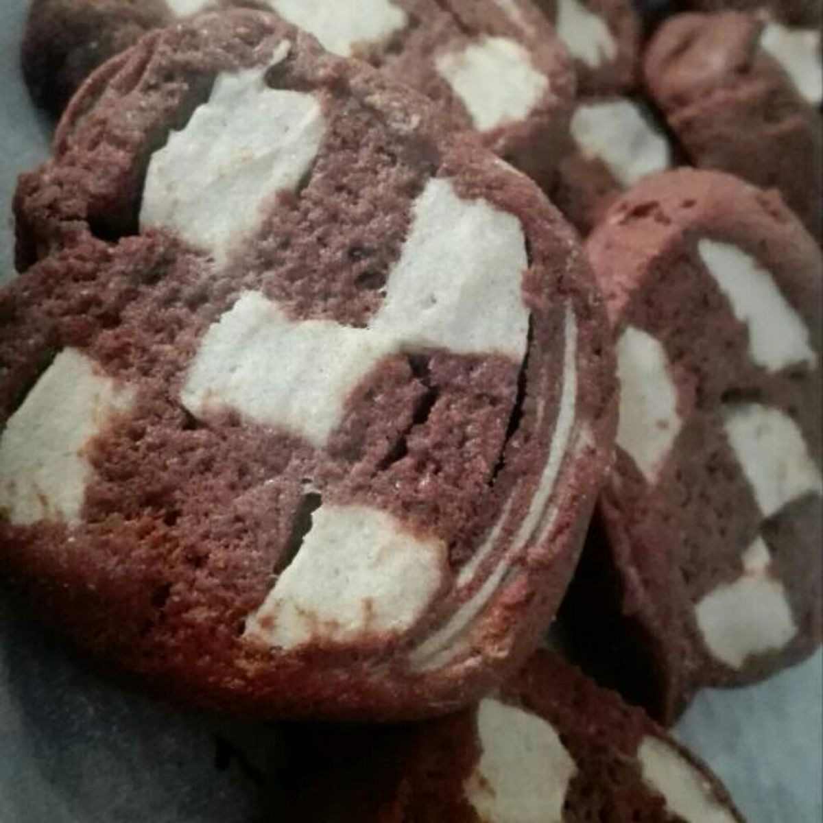 Checkerboard Biscuits | Recipe | Kitchen Stories