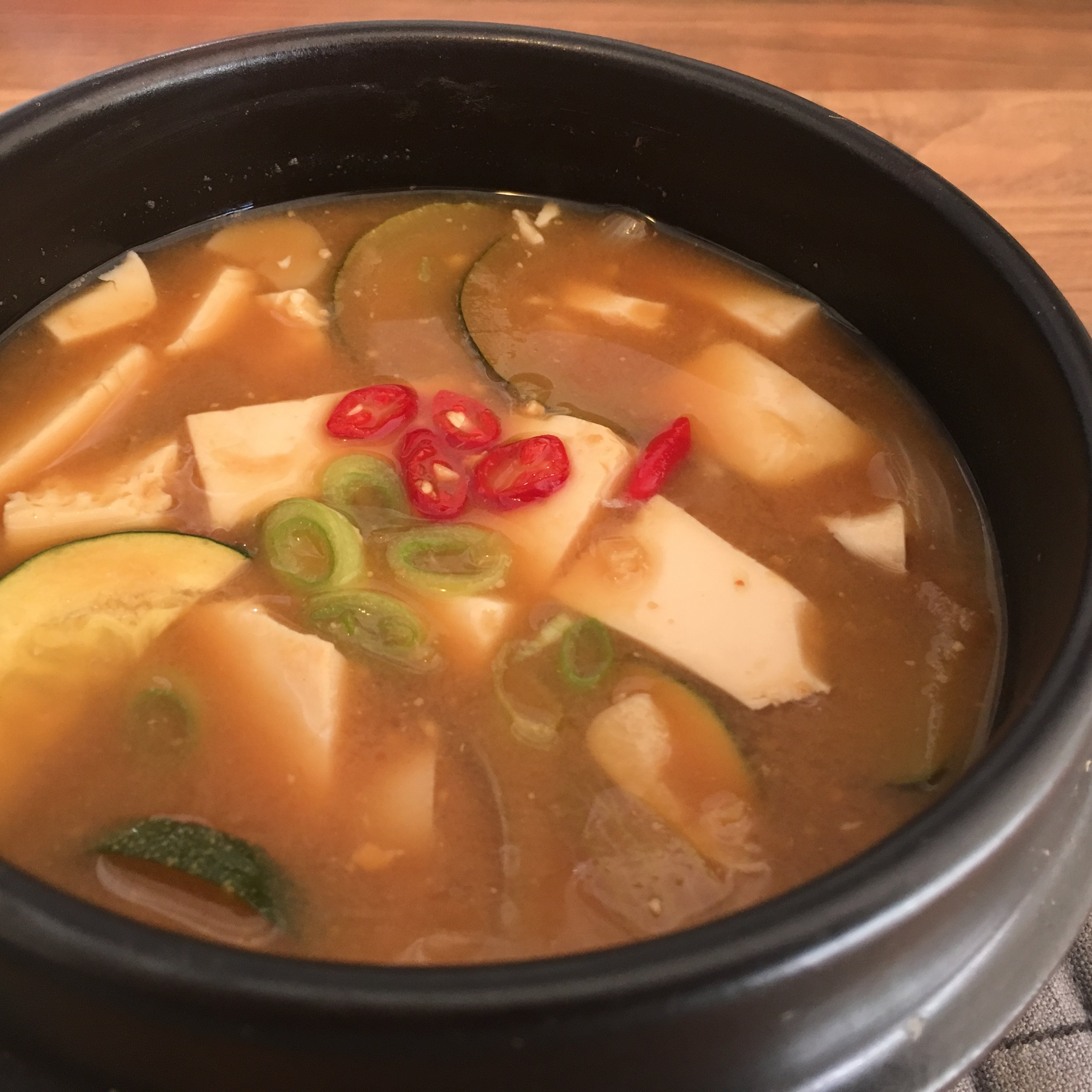 Korean miso soup(Doenjang Jjigae)