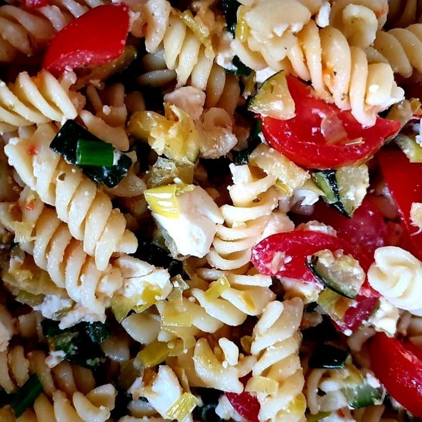 Nudelsalat ohne Mayonnaise