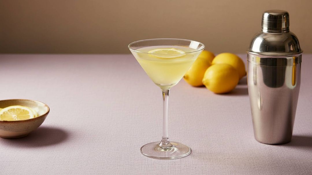 Erfrischender Limoncello-Martini für warme Sommerabende