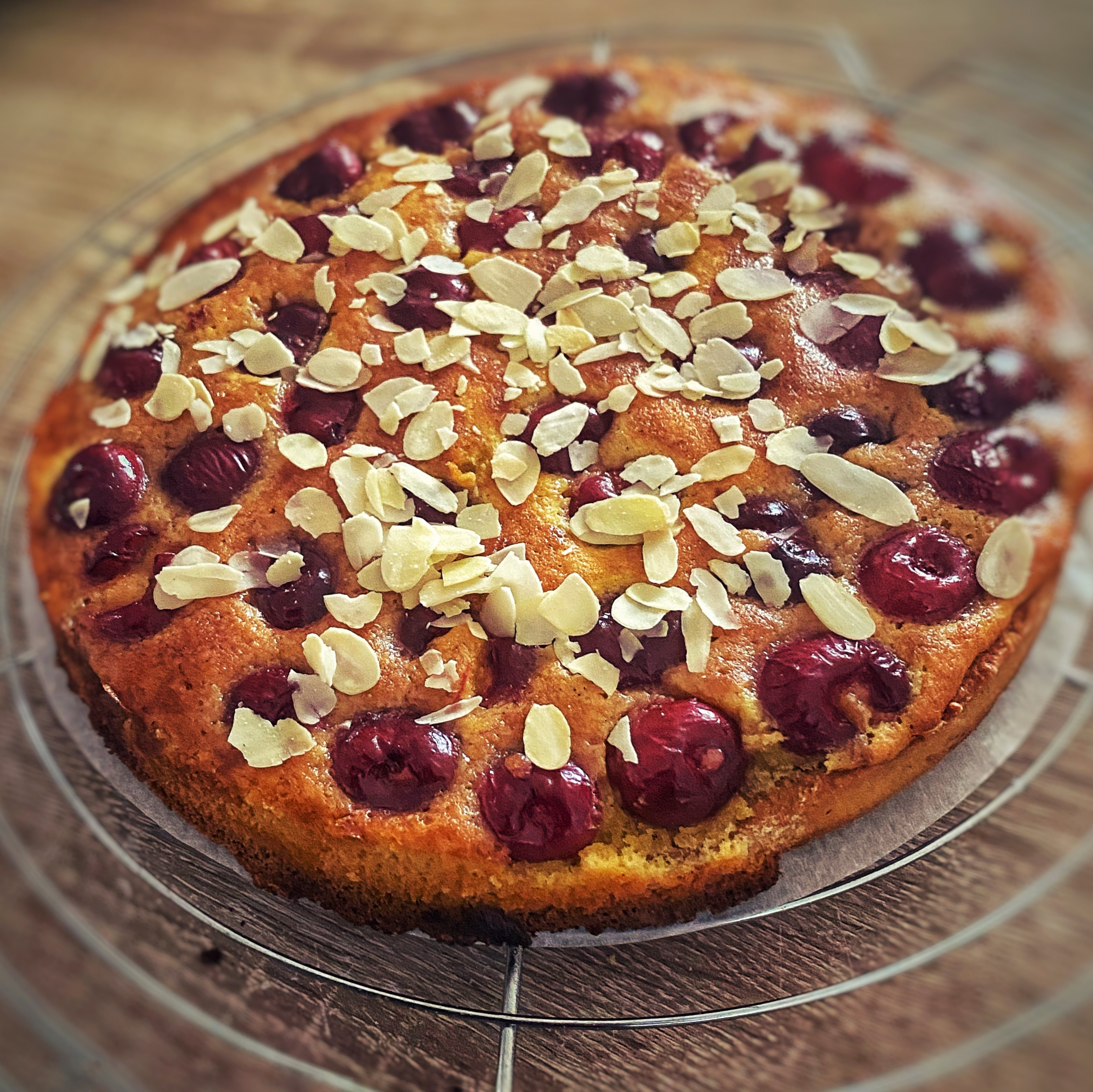 Cherry Frangipane Tart