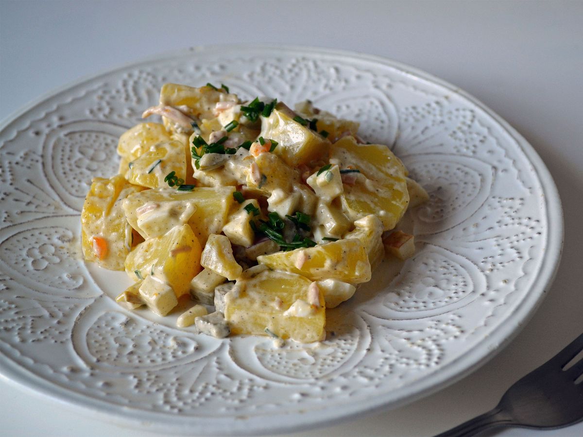 Saxonian potato salad | Recipe | Kitchen Stories